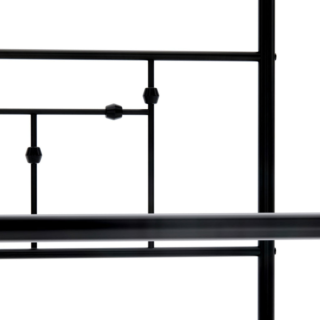 Anniston Queen Canopy Bed in Black