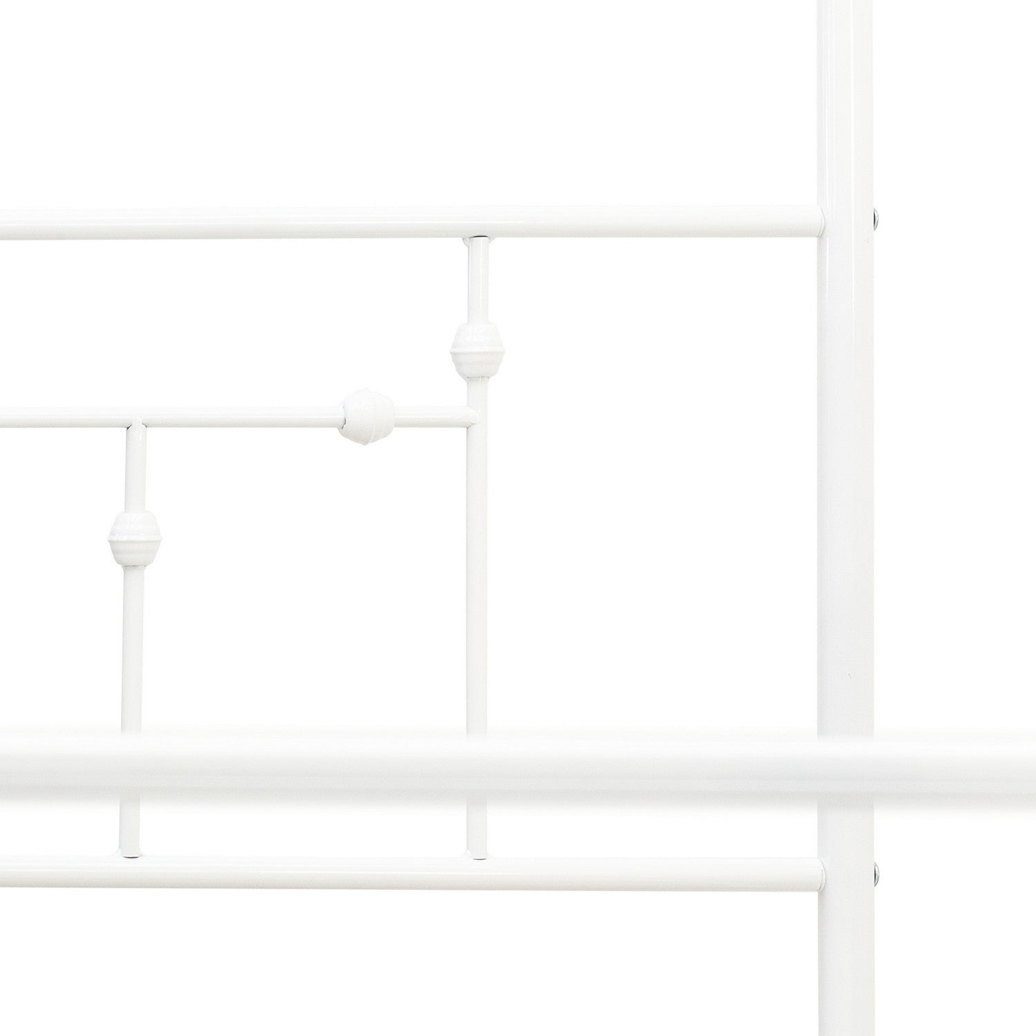 Anniston Queen Canopy Bed in Linen White