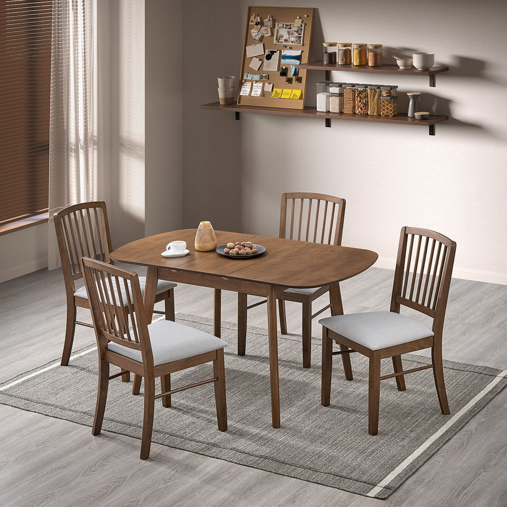 ACTU Extendable Solid Wood Dining Set