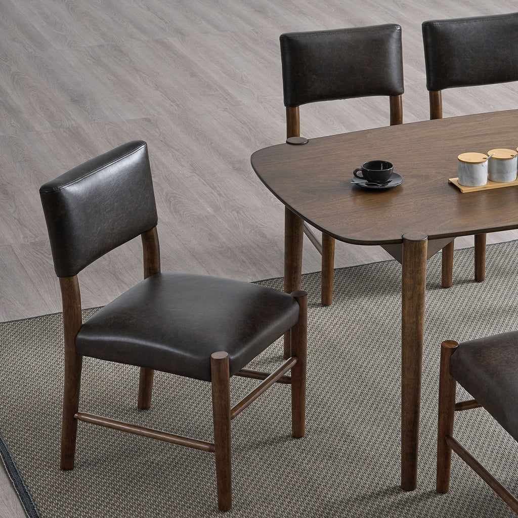ACTU 58-Inch Solid Wood Dining Set