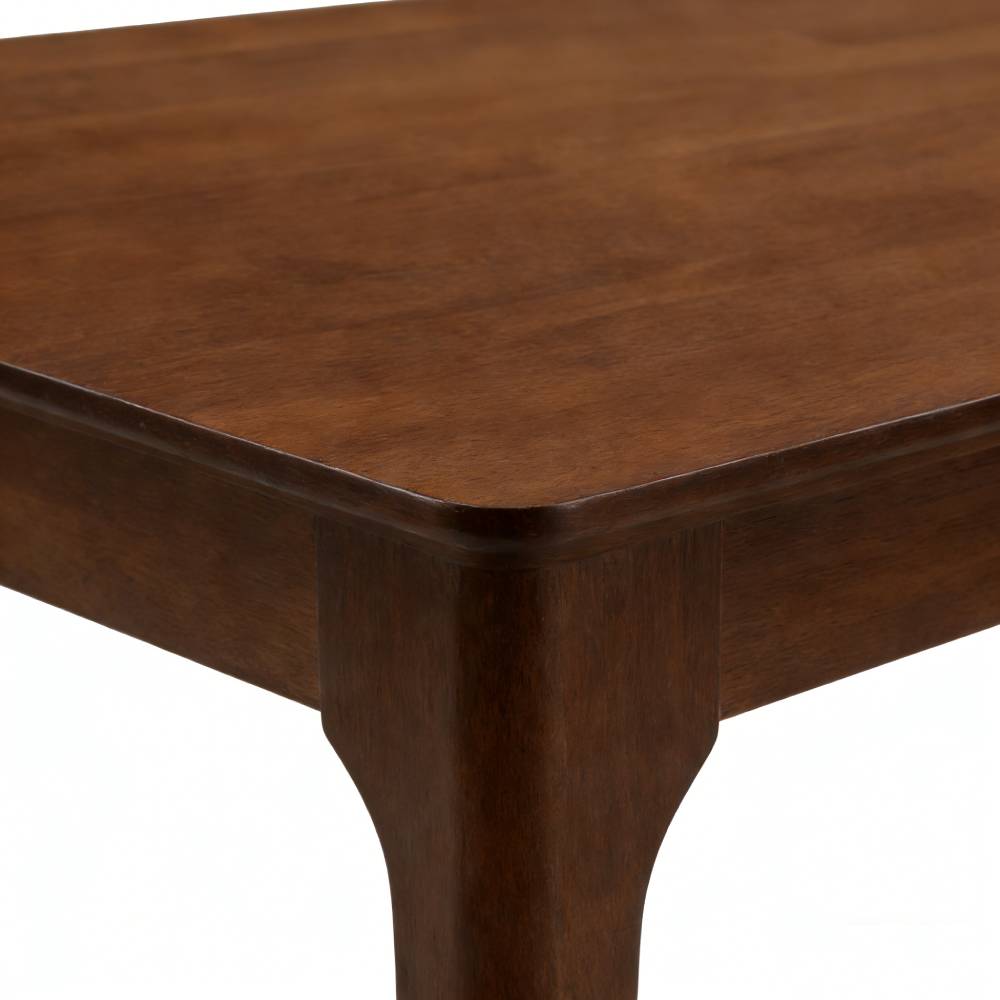 ACTU Solid Wood Dining Set with Upholstered Chairs