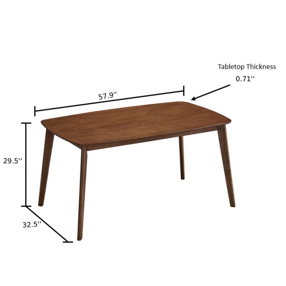 ACTU Modern Dining Set with Upholstered Chairs