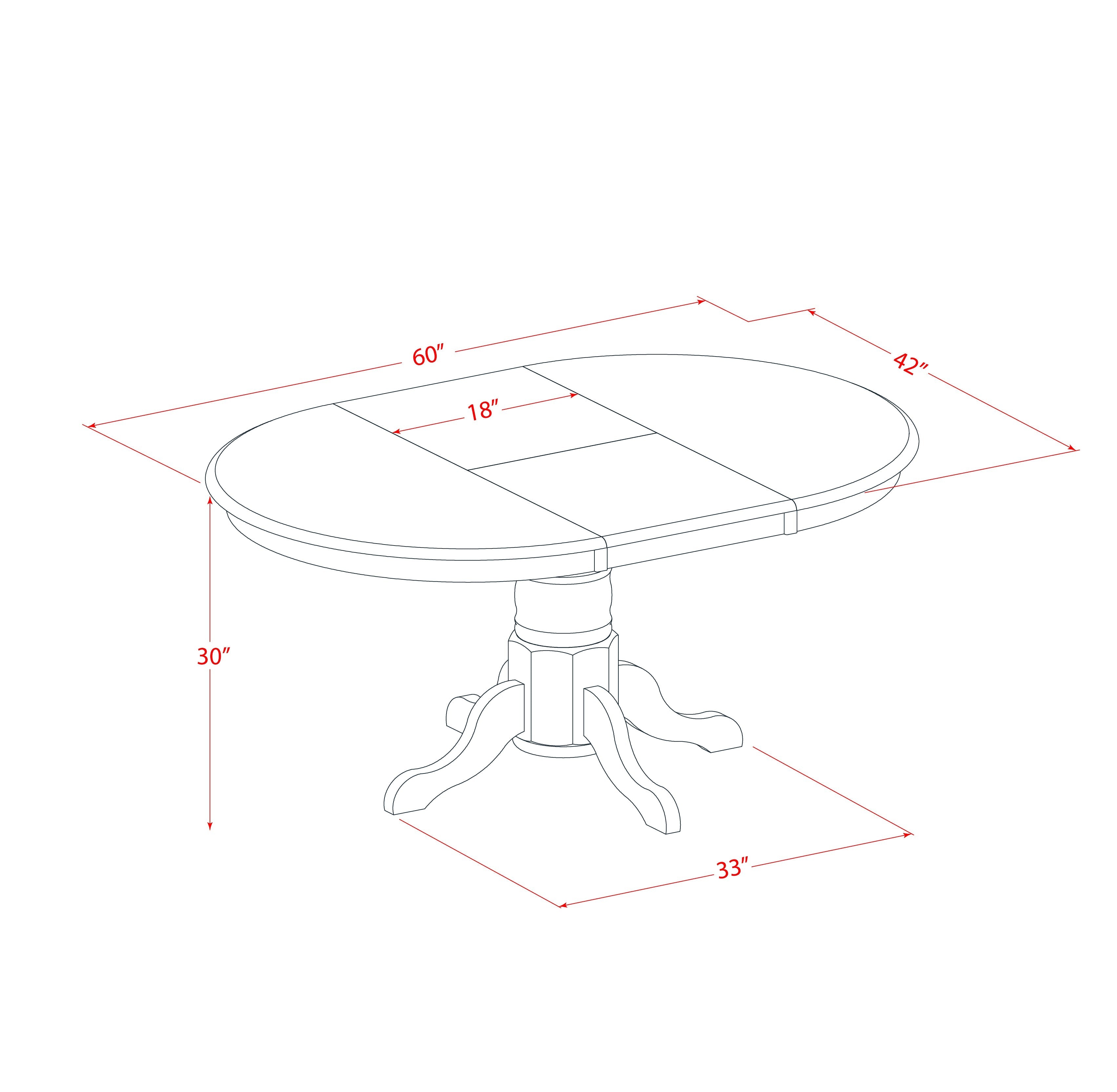 7-Piece Oval Dining Set with Blue Upholstered Chairs