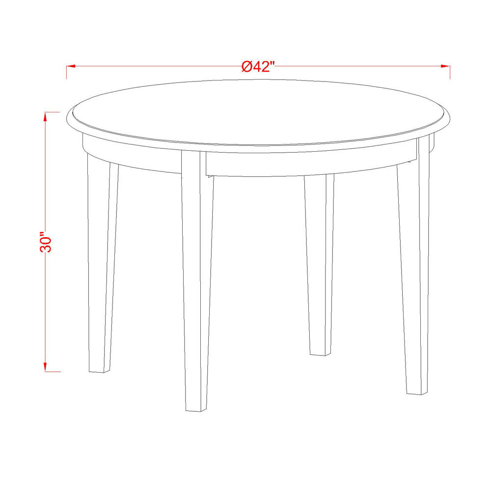 5-Piece Dining Set with Blue Upholstered Chairs