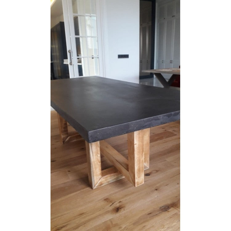 Barocco Aesgaard Lightweight Concrete Rectangular Dining Table - (W)39" (L)94.5" (H)29.5"