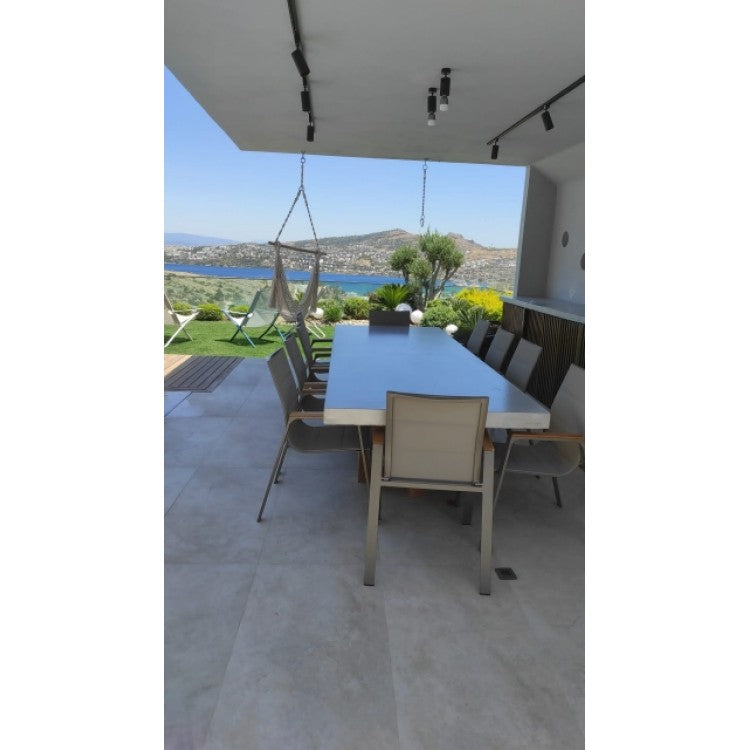 Barocco Aesgaard Lightweight Concrete Rectangular Dining Table - (W)47" (L)142" (H)29.5"