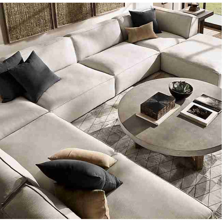 Barocco Aesgaard Round Concrete Coffee Table - (D)24" (H)16"
