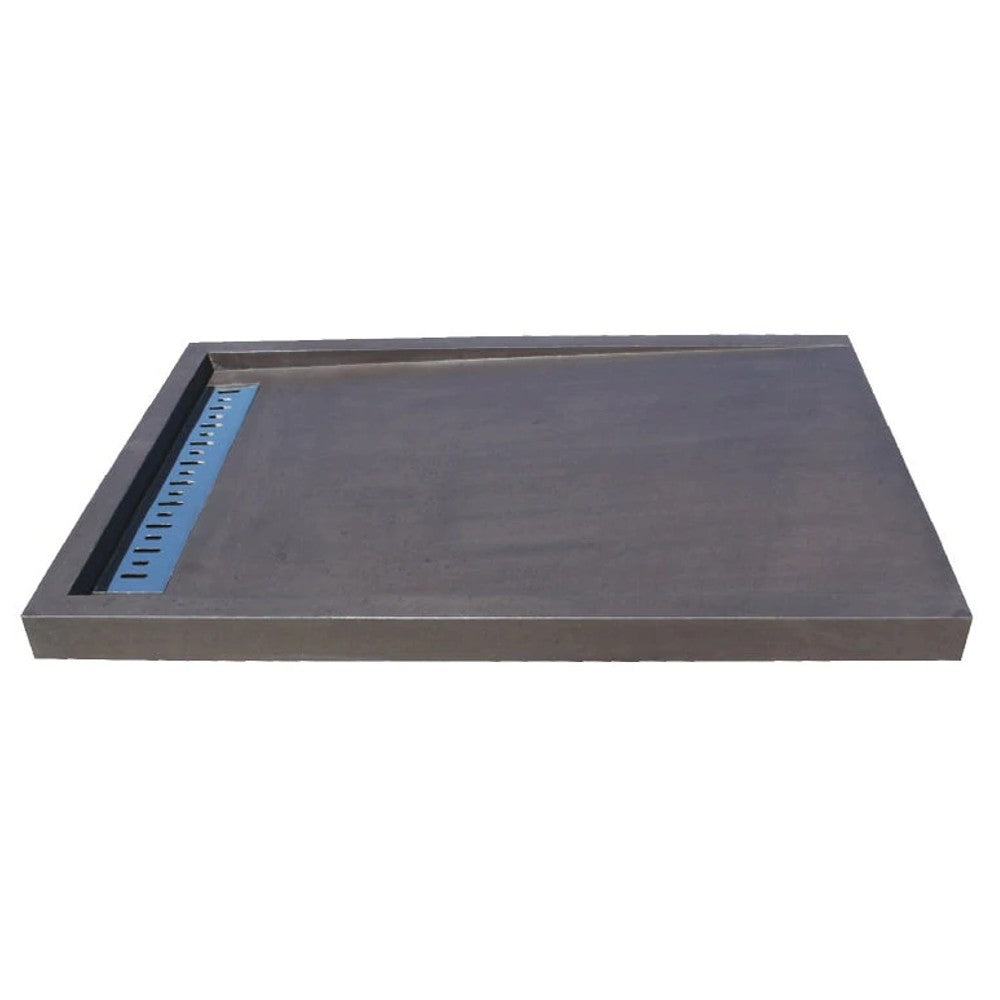 Black Basalt Rectangular Shower Base (W)32" (L)48" (H)3"