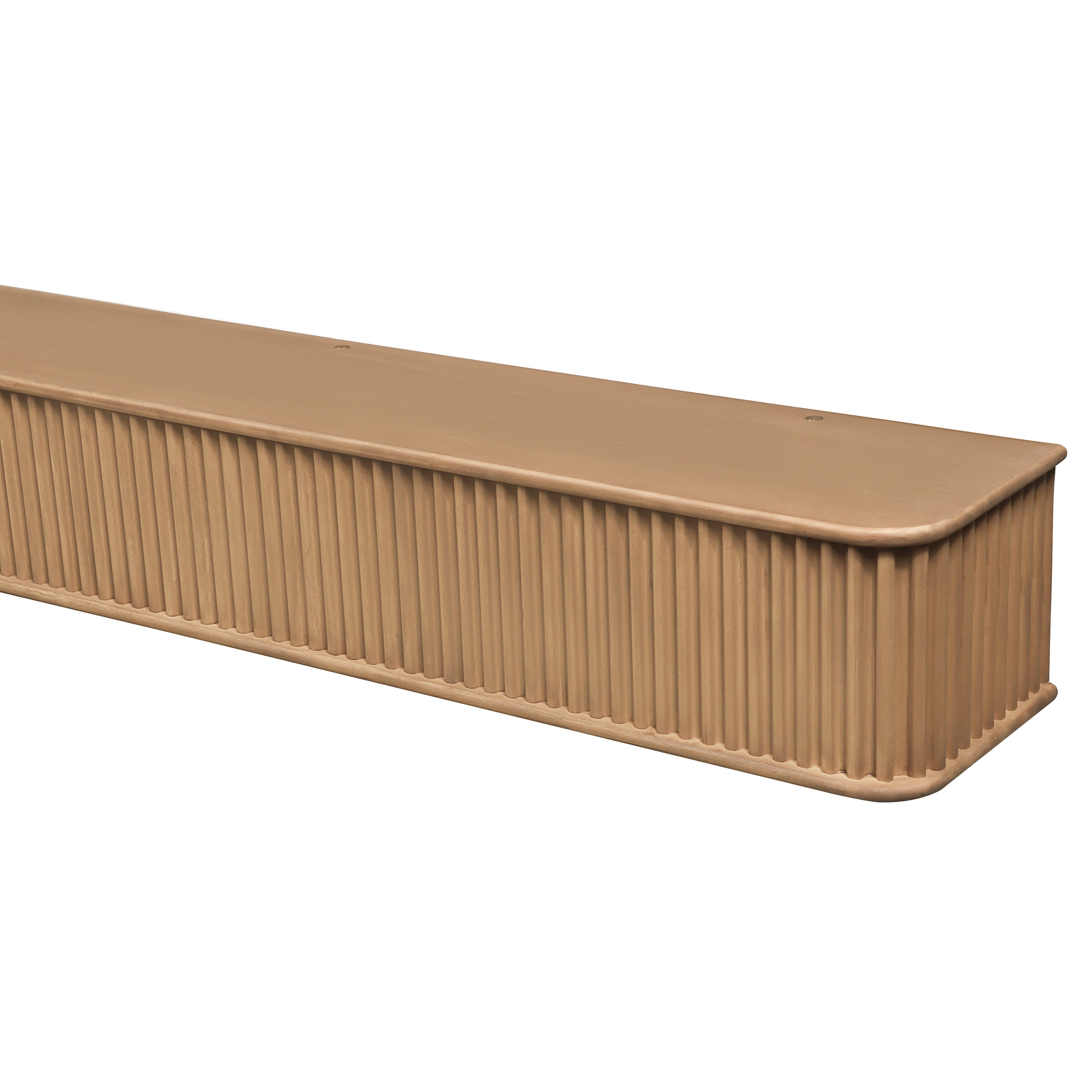 Fluted Mantel Shelf