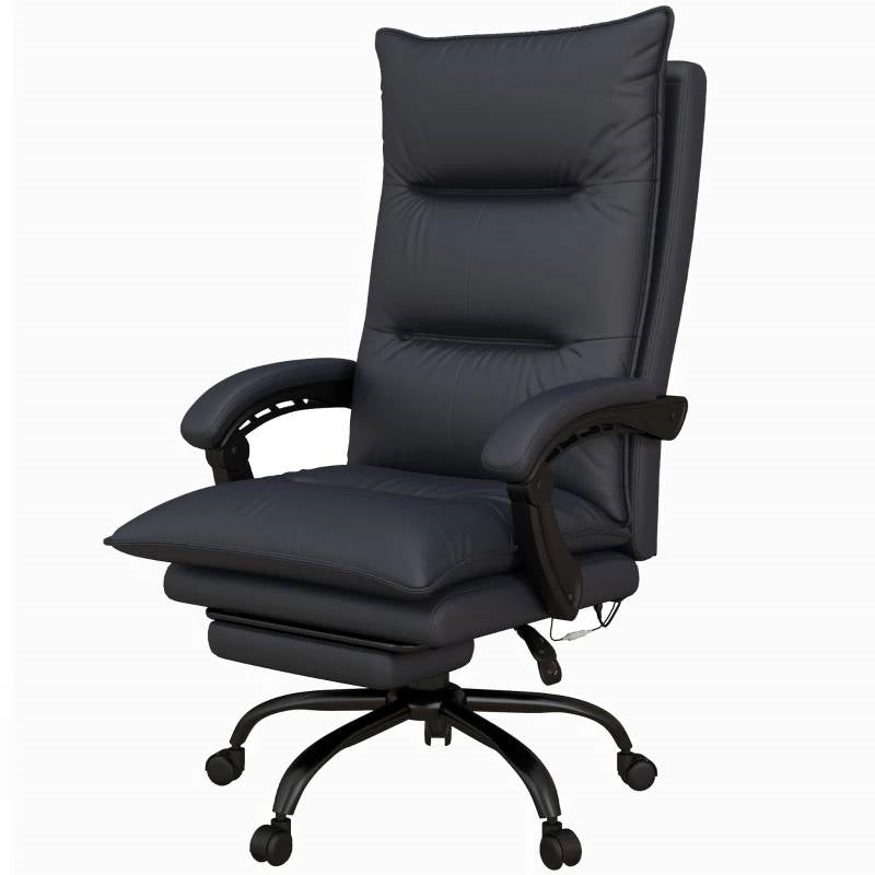 Charcoal Executive Heated Massage Office Chair