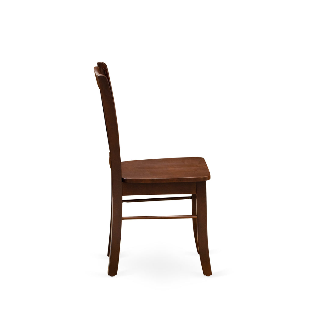 Amelia 5-Piece Mahogany Dining Set