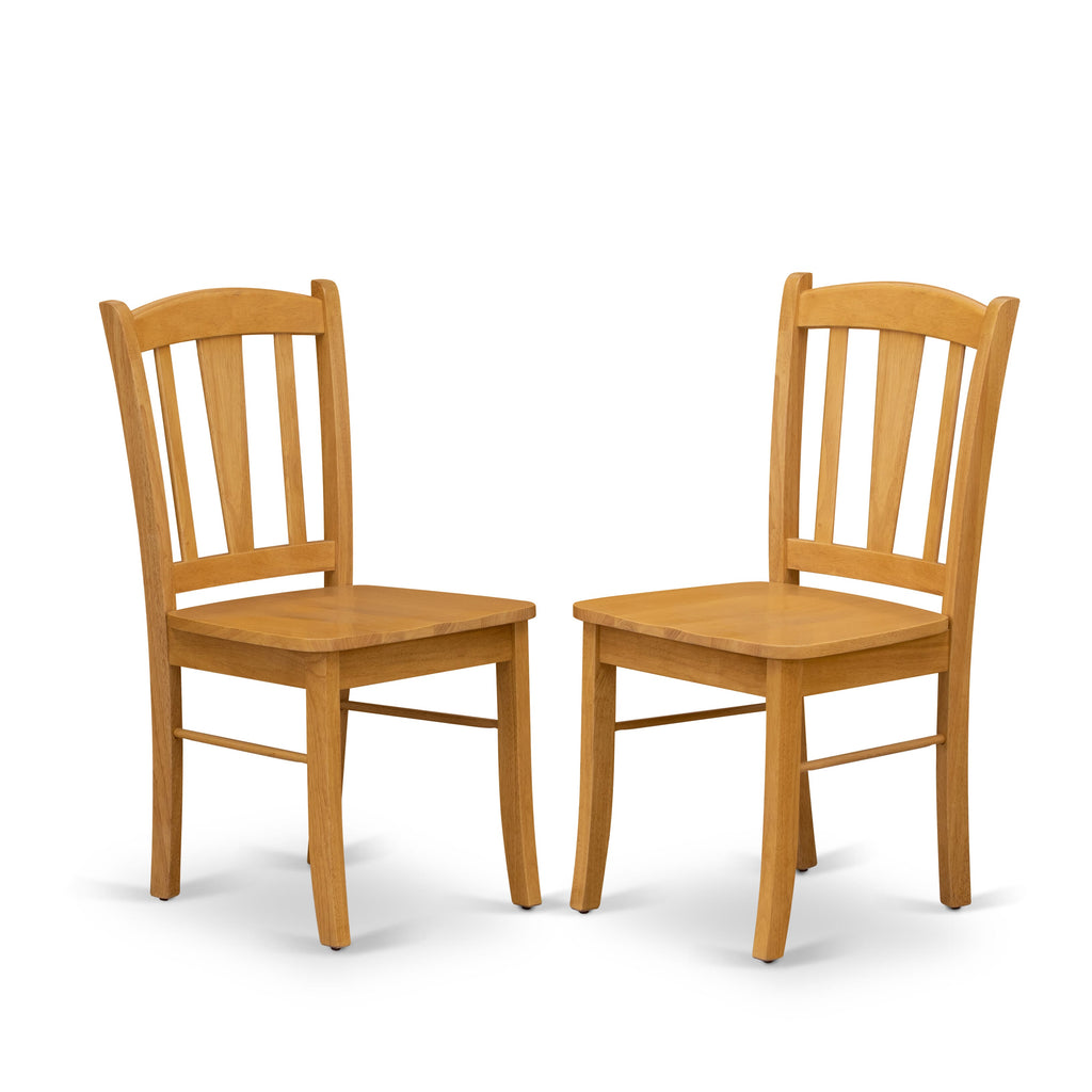 Andover 3-Piece Oak Round Dining Set