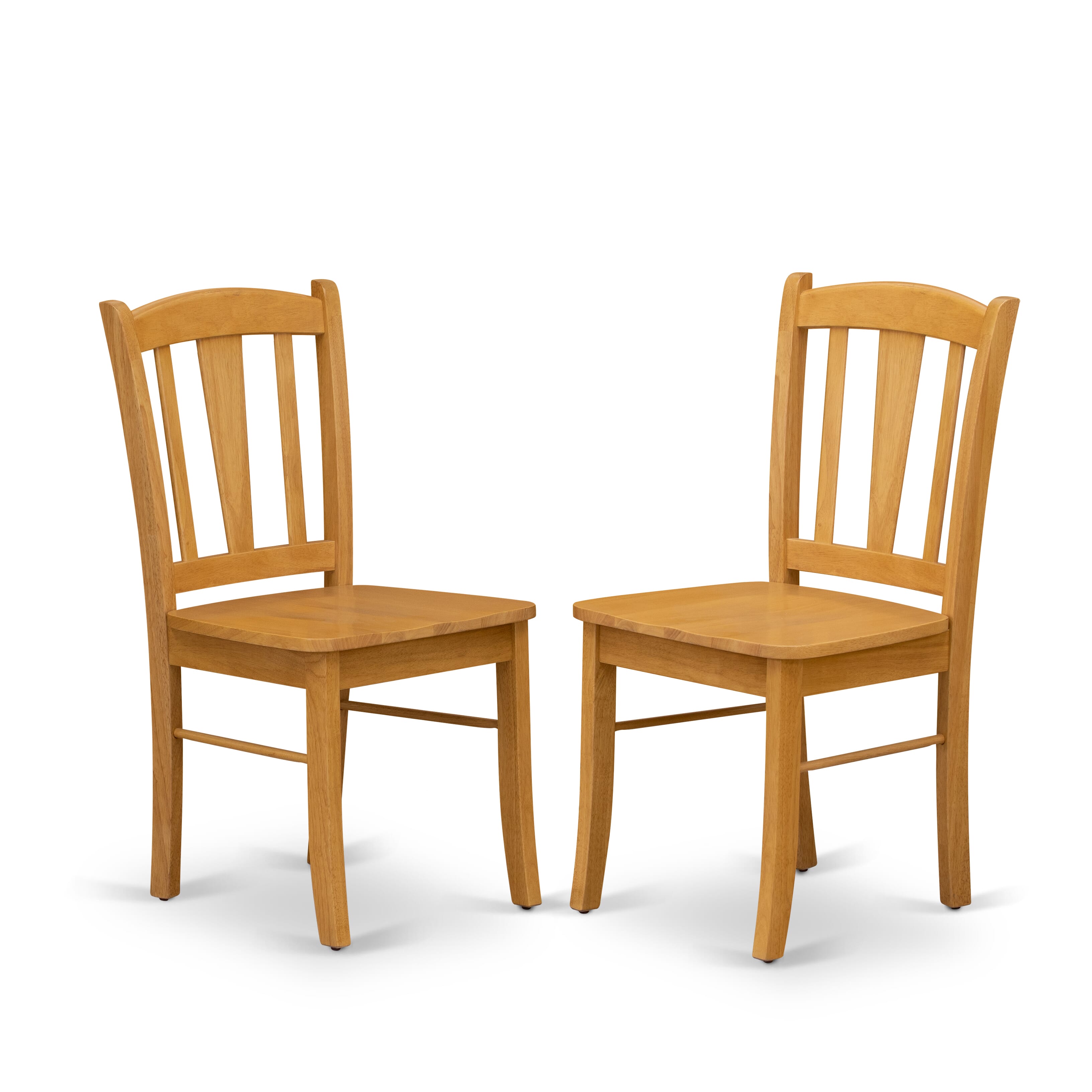 5-Piece Oak Kitchen Dining Set with Wood Chairs