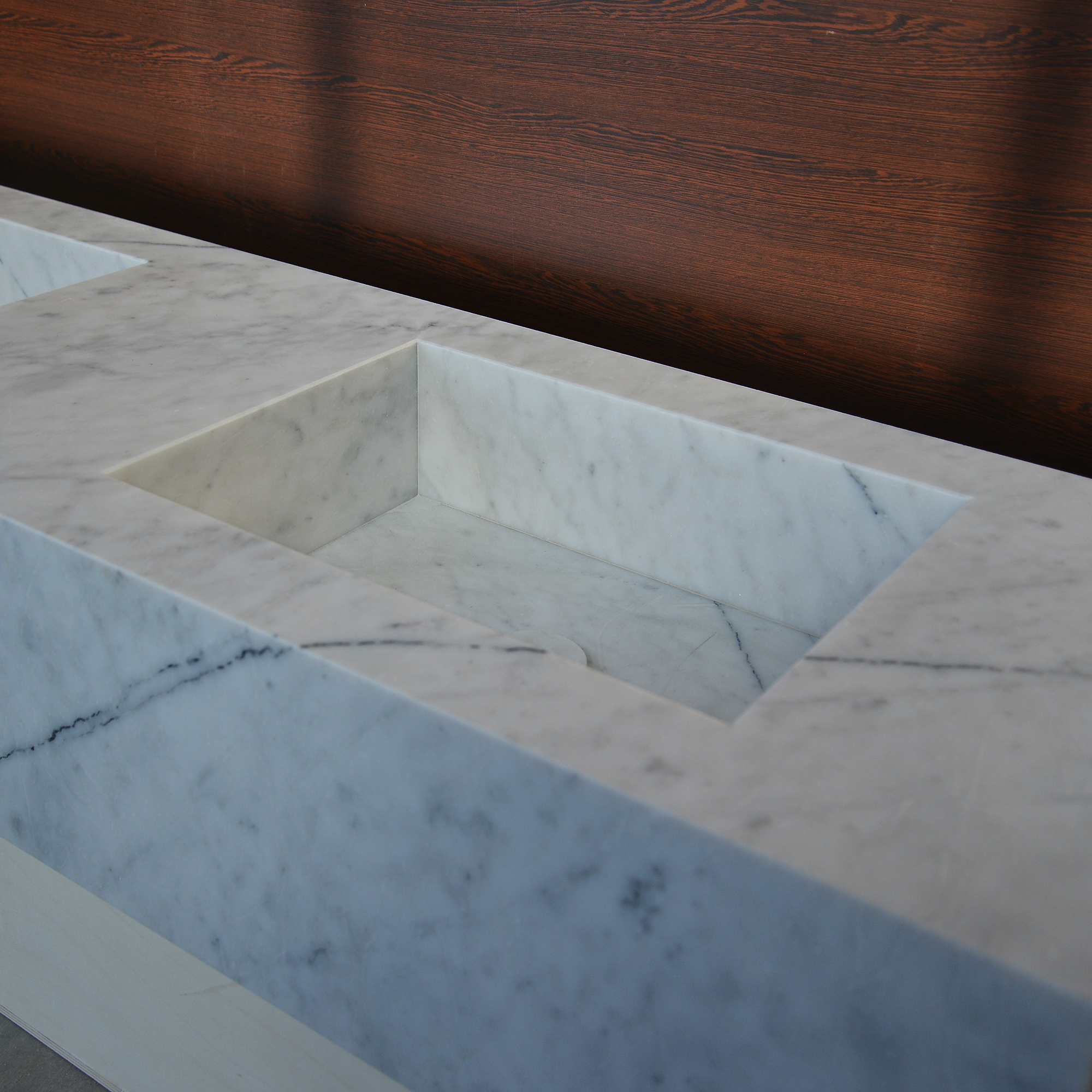 HANDCRAFTED LILAC CUSTOM MARBLE SINK (NS-222)