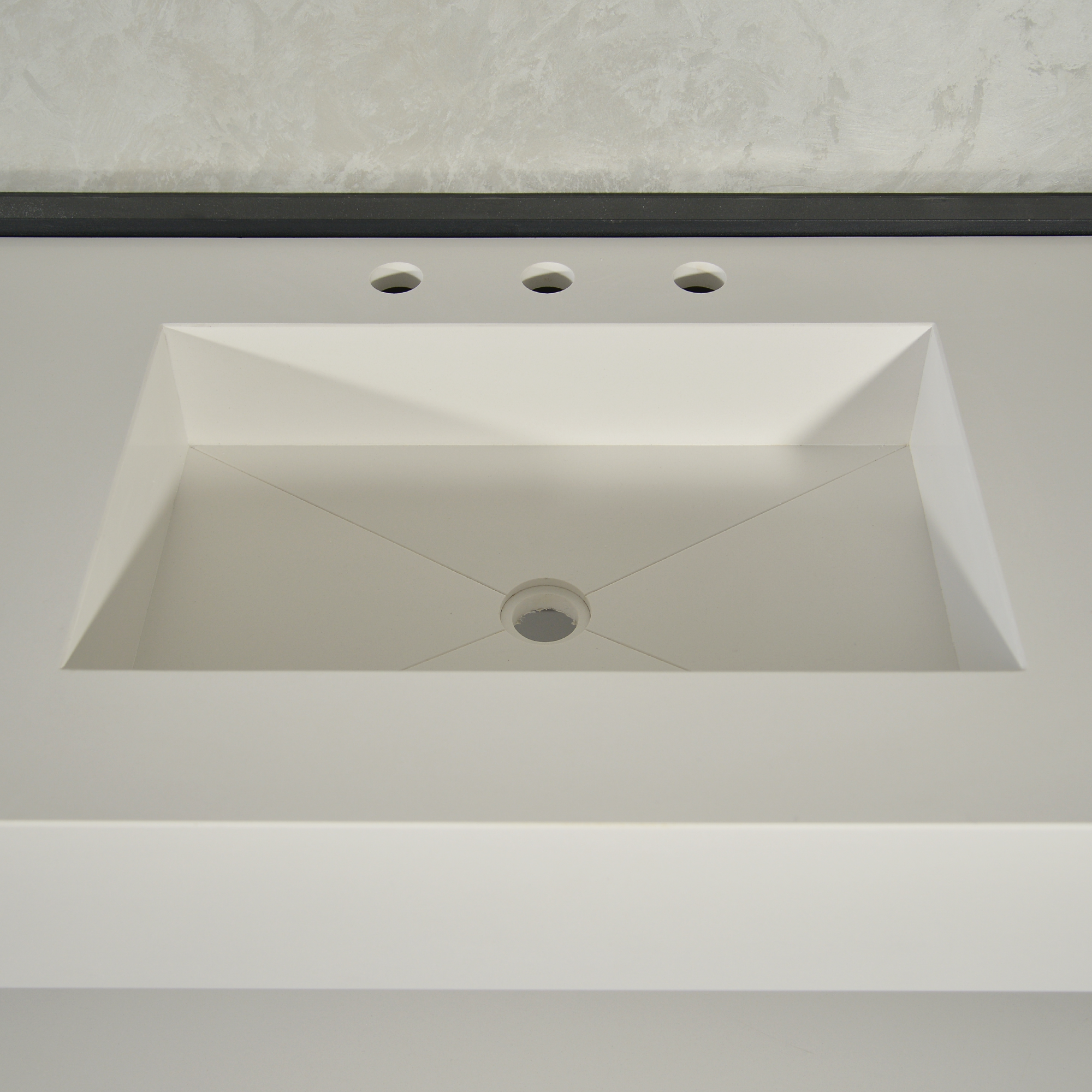 HANDCRAFTED CUSTOM QUARTZ SINK WITH SHIELF (QU-116)