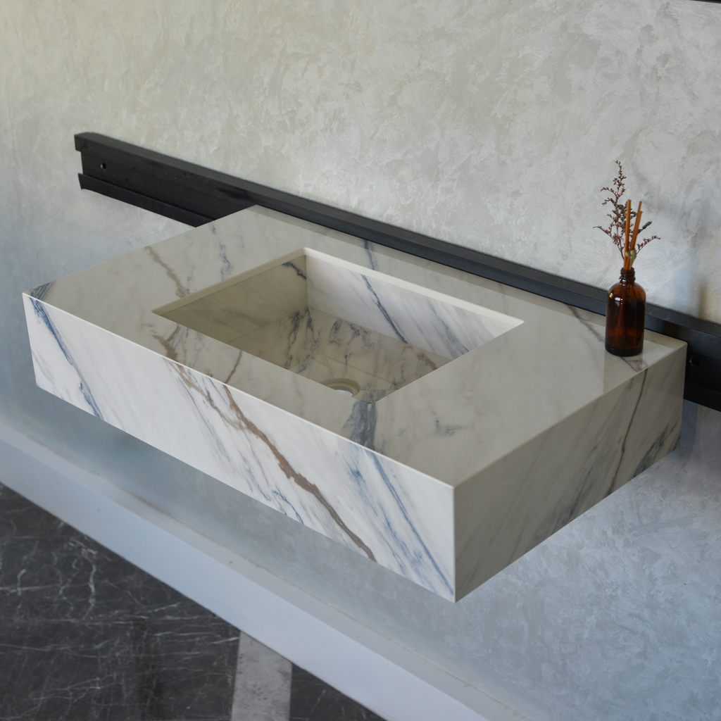HANDCRAFTED DEKTON ONIRIKA TRANCE ENGINEERED PORCELAIN SINK (ES-035)