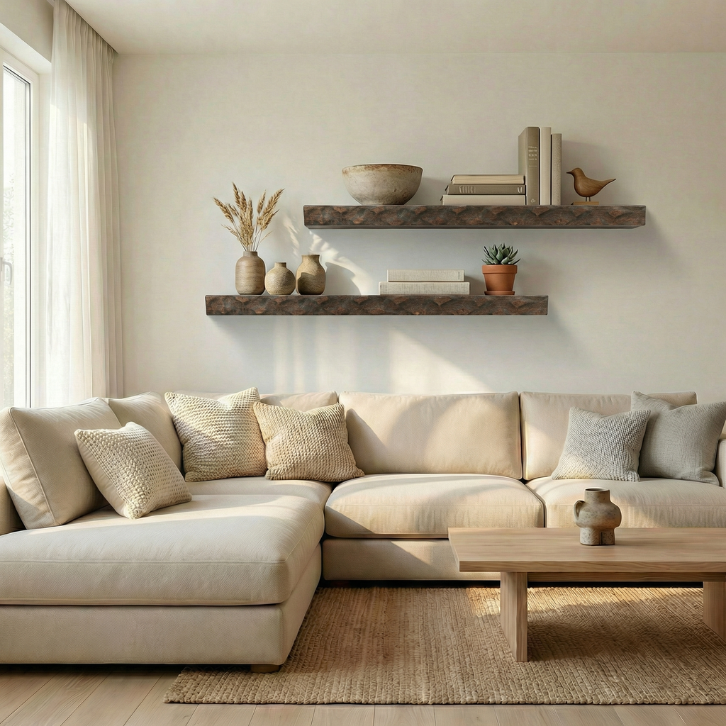 Hewn Floating Kitchen Shelf