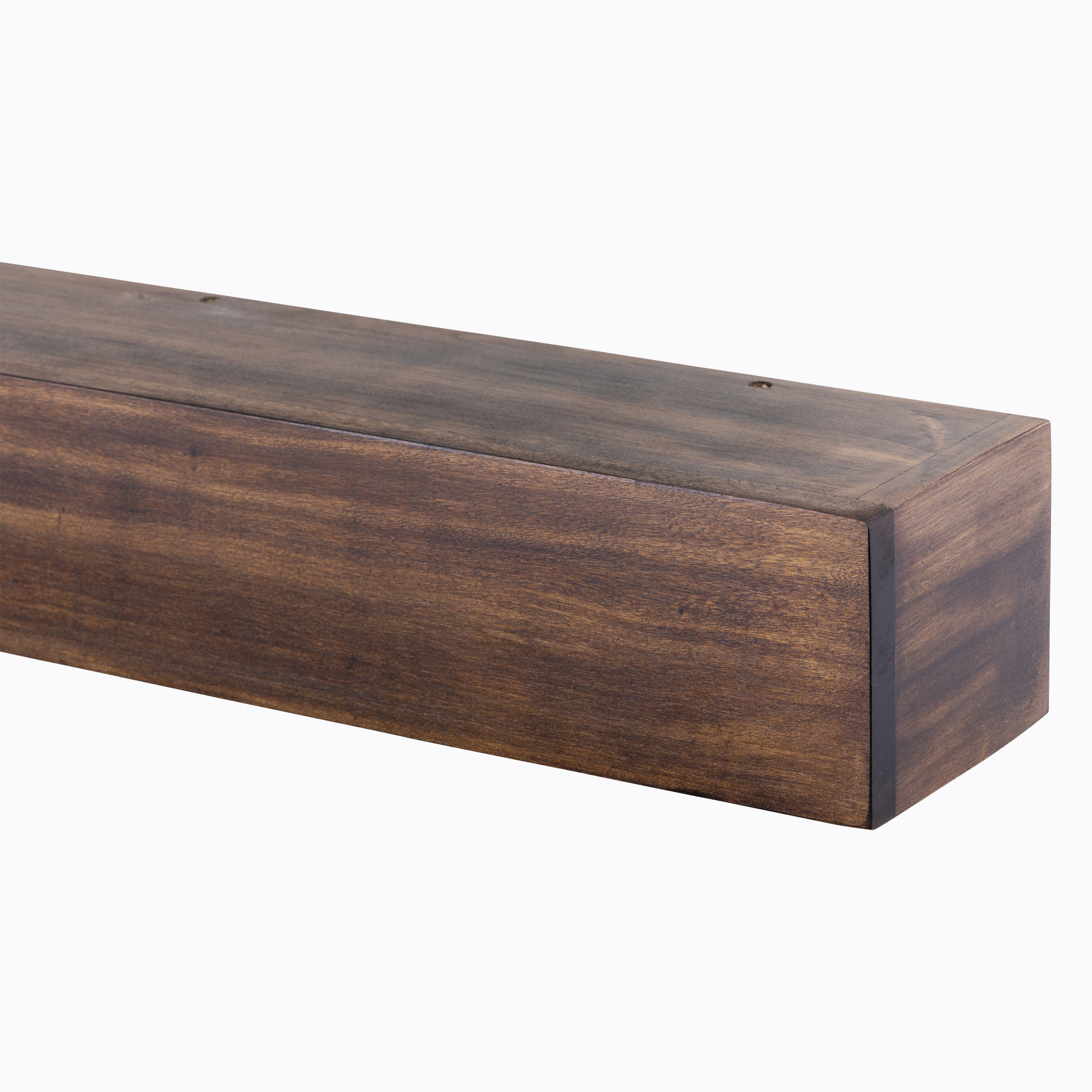 Farmhouse Poplar Mantel Shelf