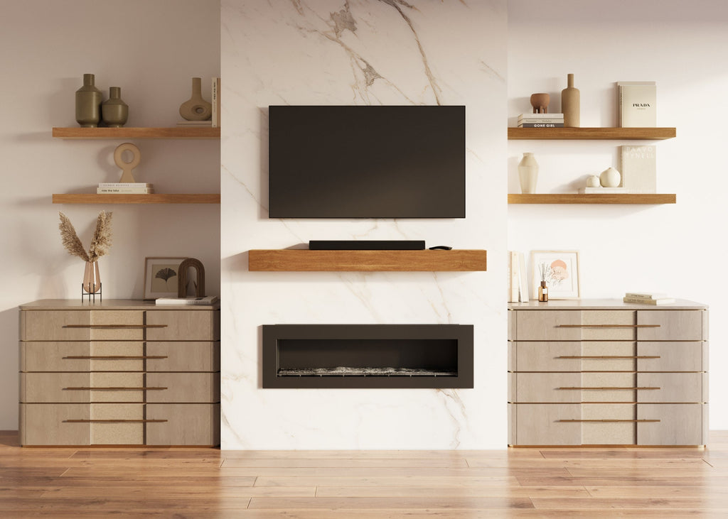 Farmhouse Floating Shelves Pair