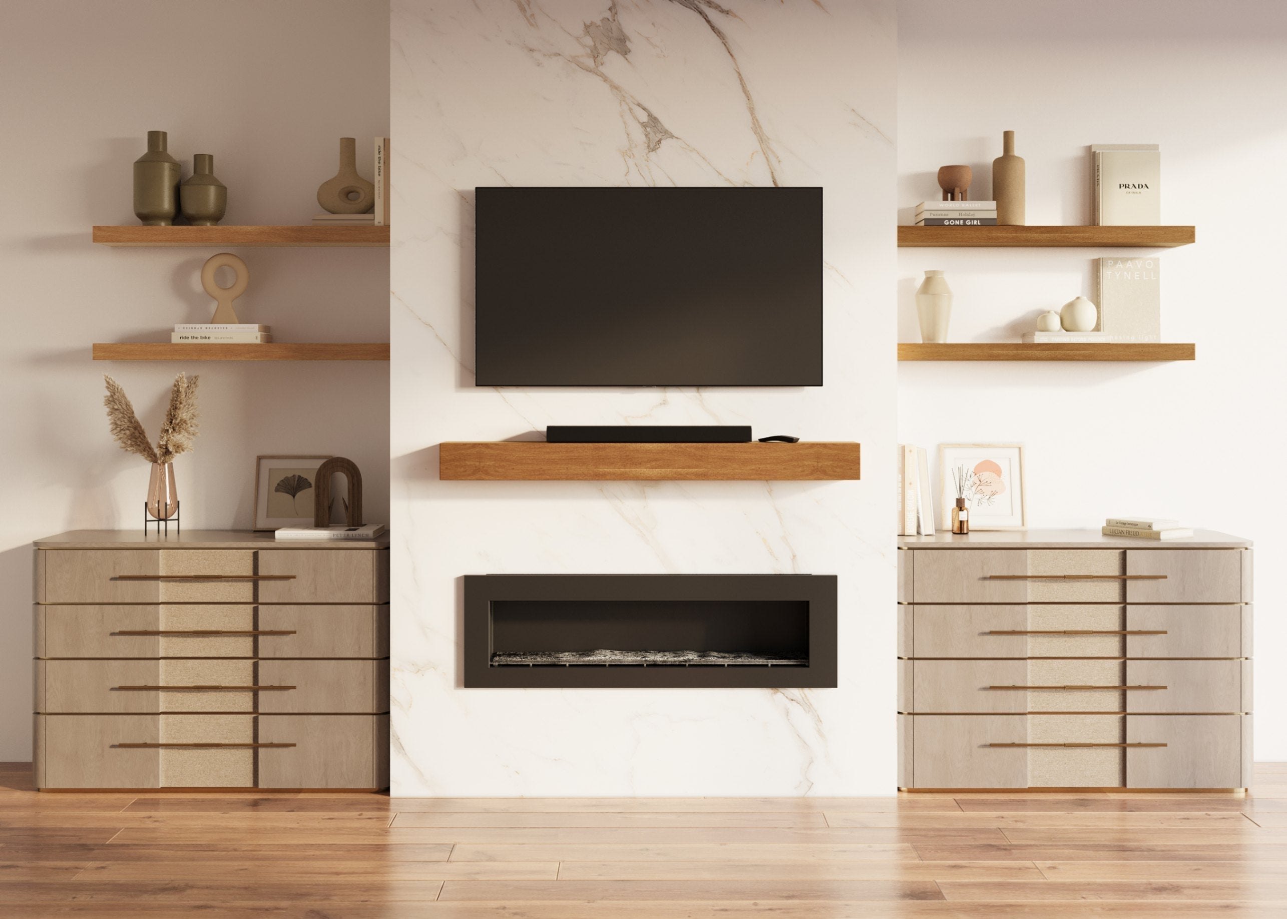 Farmhouse Floating Shelves Pair