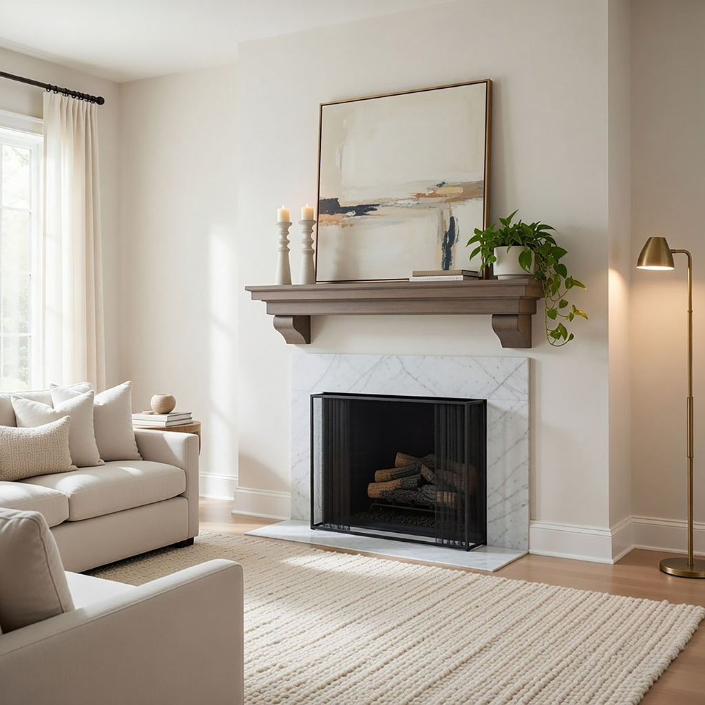 French Corbel Mantel Shelf