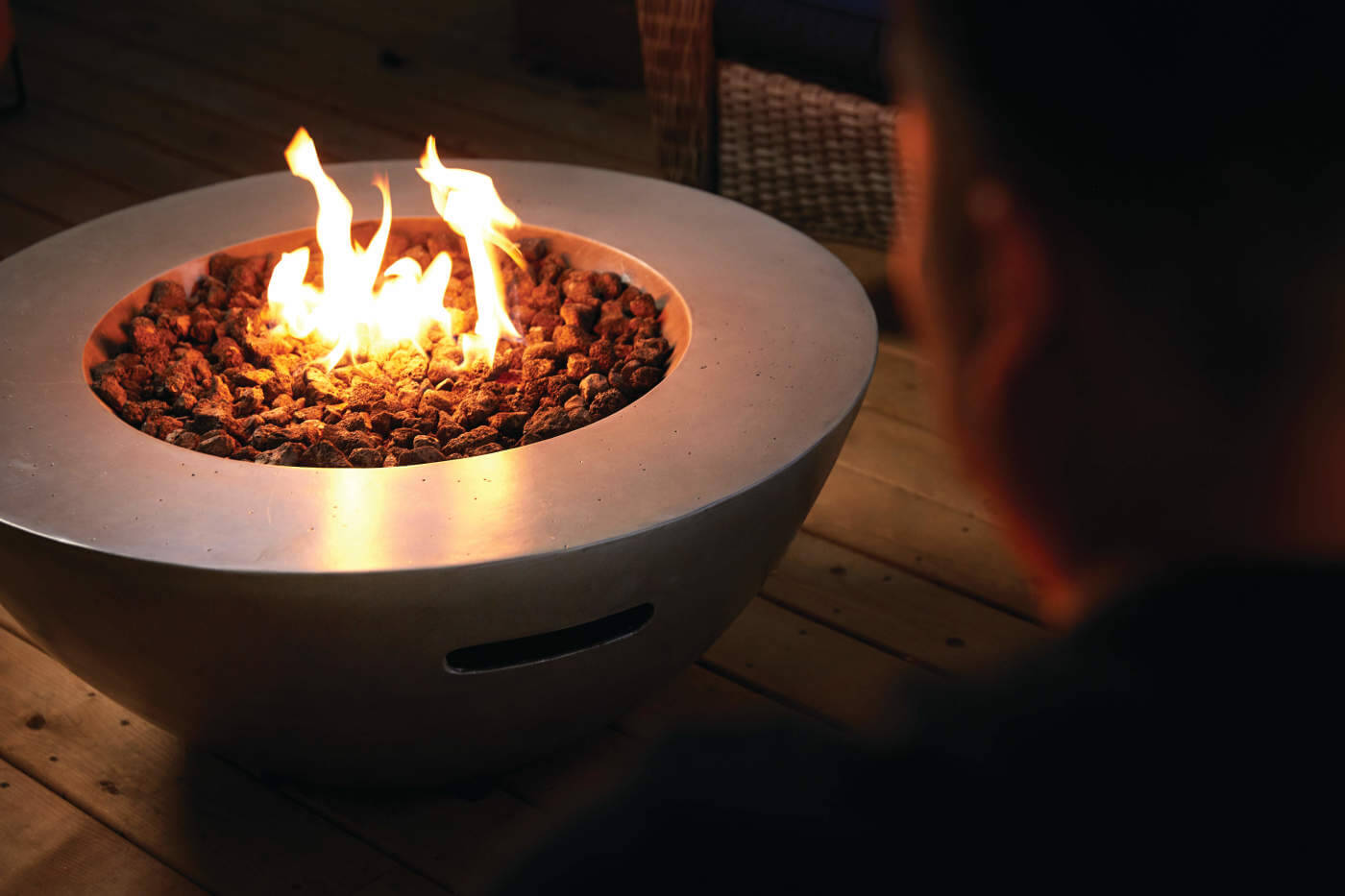 Nexus 36-Inch Round Outdoor Fire Table