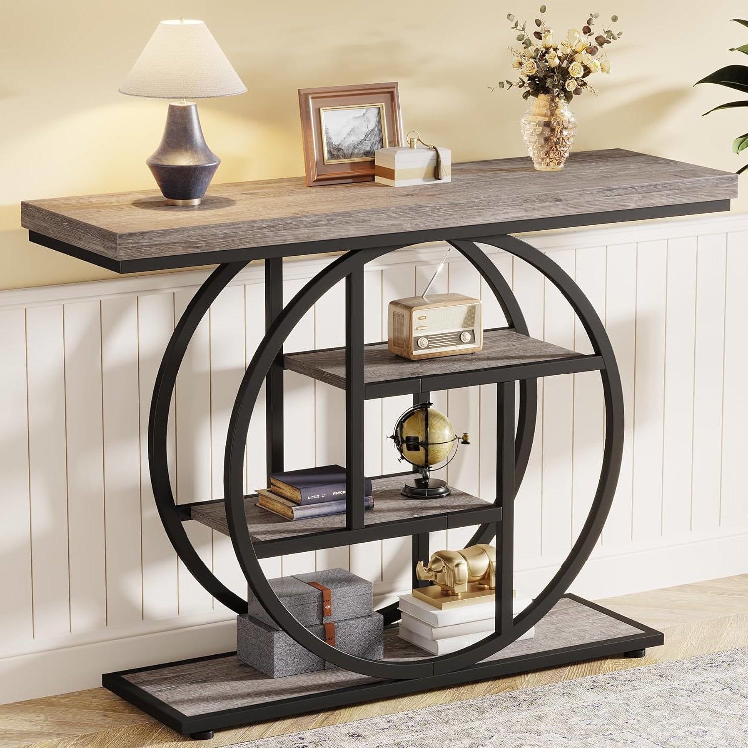 Modern 41-Inch Narrow Entryway Console Table