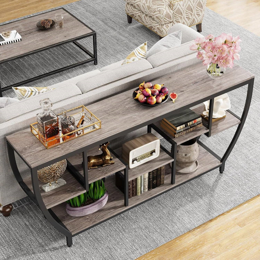 Industrial Chic 70-Inch Console Table