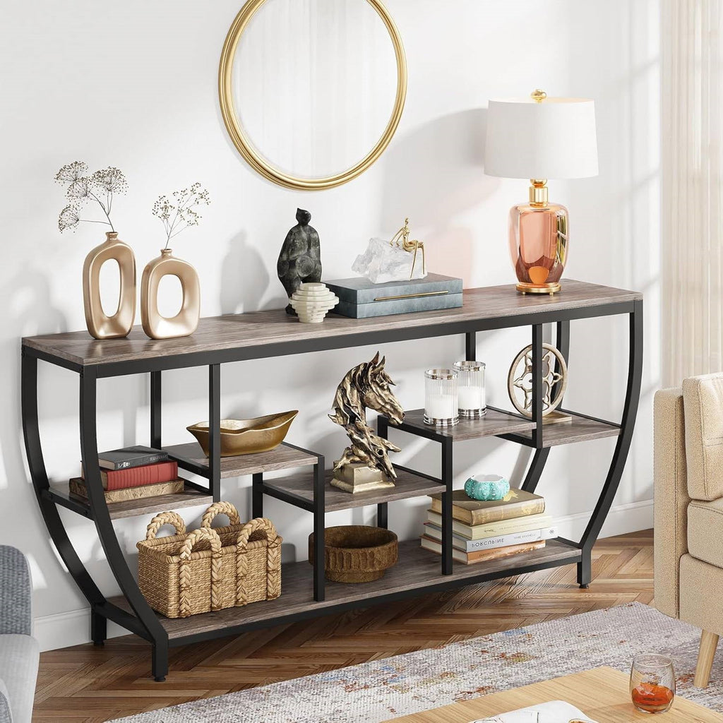 Industrial Chic 70-Inch Console Table