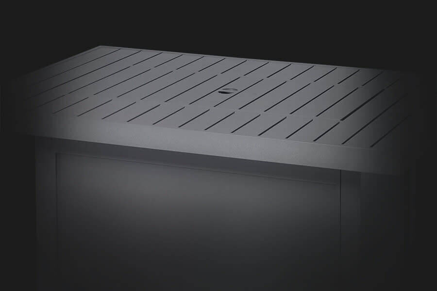 Hamptons Rectangle Outdoor Fire Table