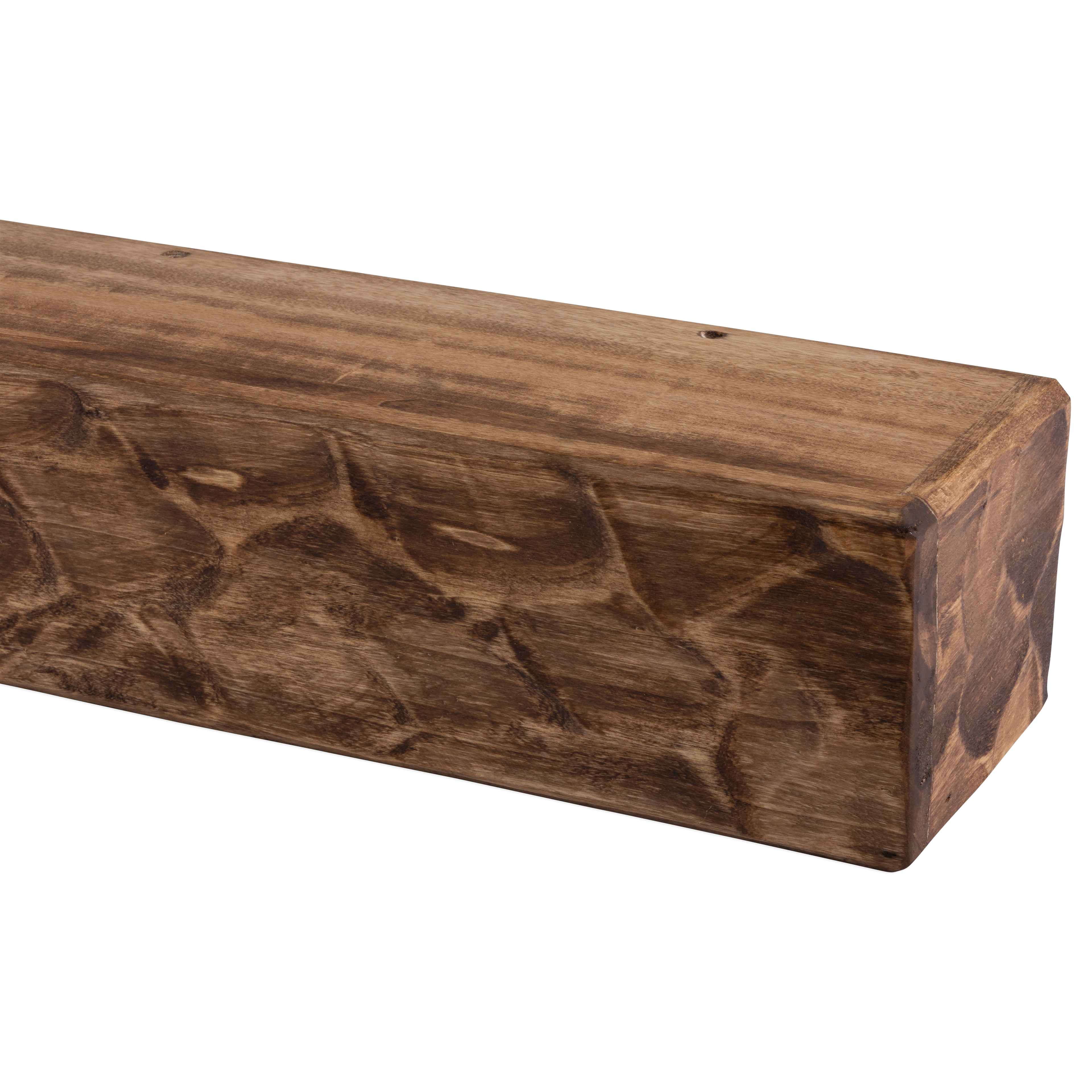 Rough Hewn Poplar Mantel Shelf