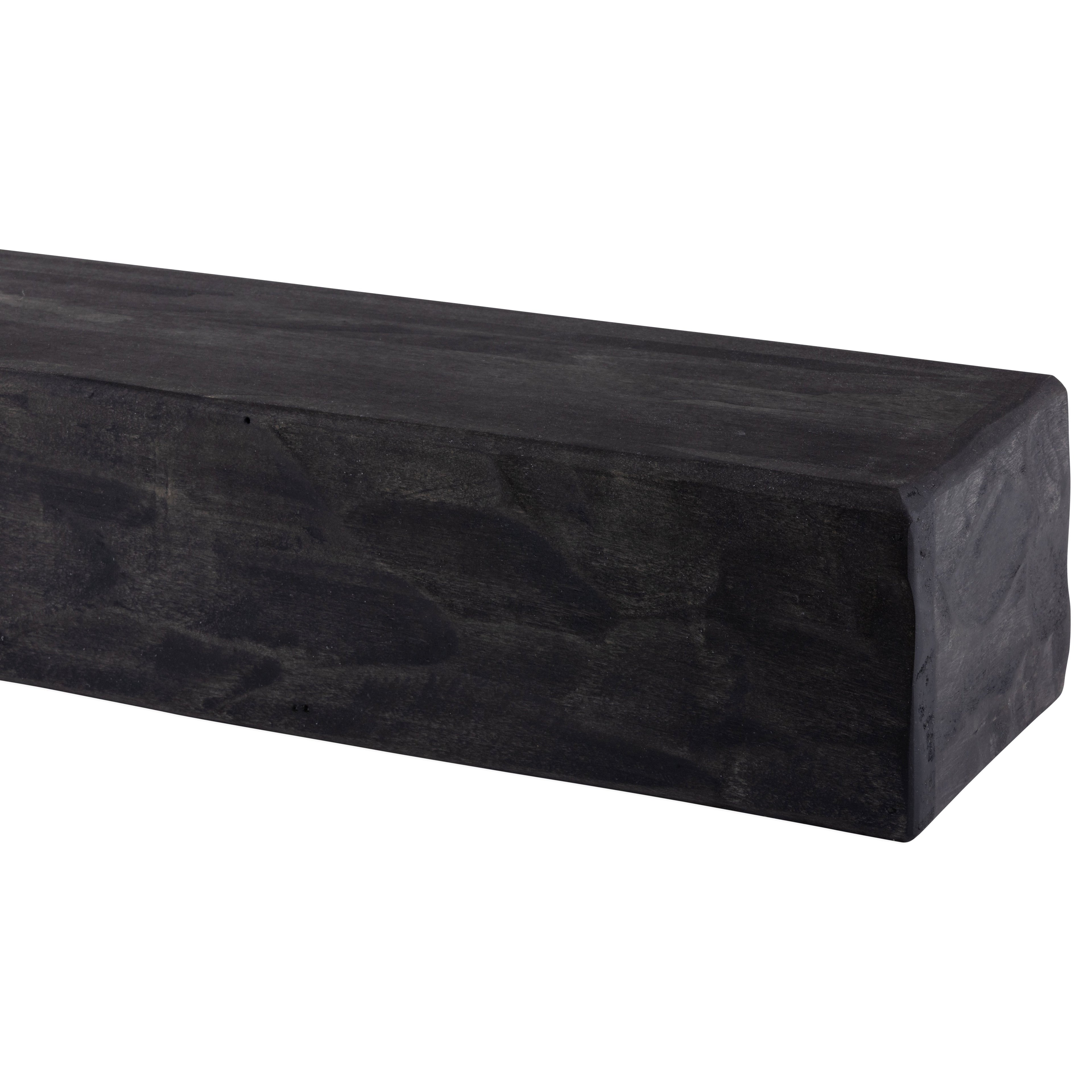 Rough Hewn Poplar Mantel Shelf