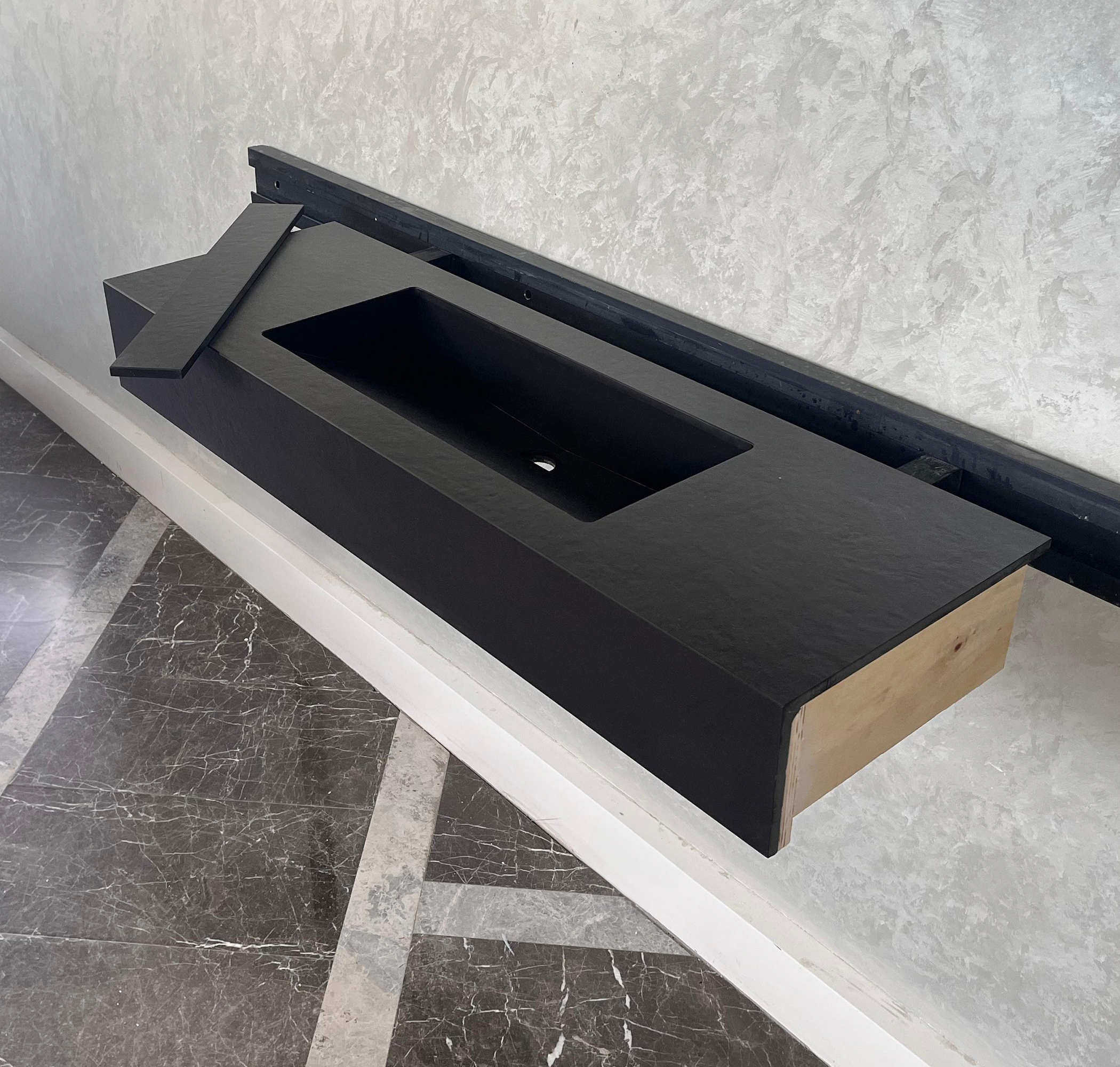HANDCRAFTED DEKTON SIRIUS ENGINEERED PORCELAIN SINK (ES-042)