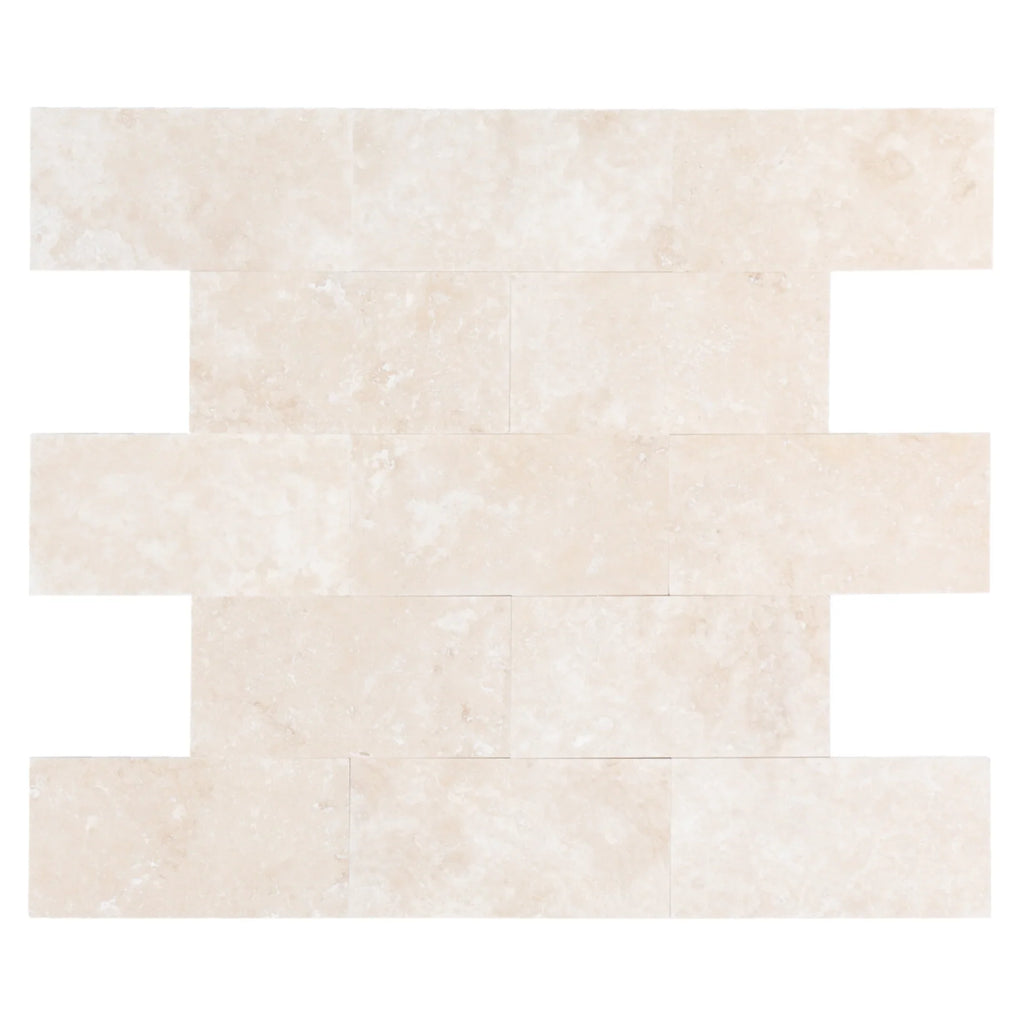 Miletos Ivory Travertine Honed and Filled Wall and Floor Tile