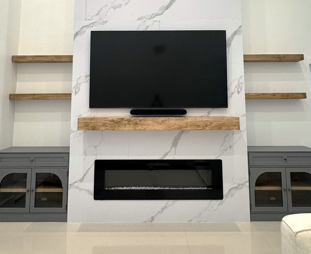 Farmhouse Floating Shelves Pair