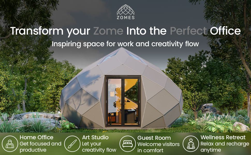 Patio Elegance Zomes Outdoor Office