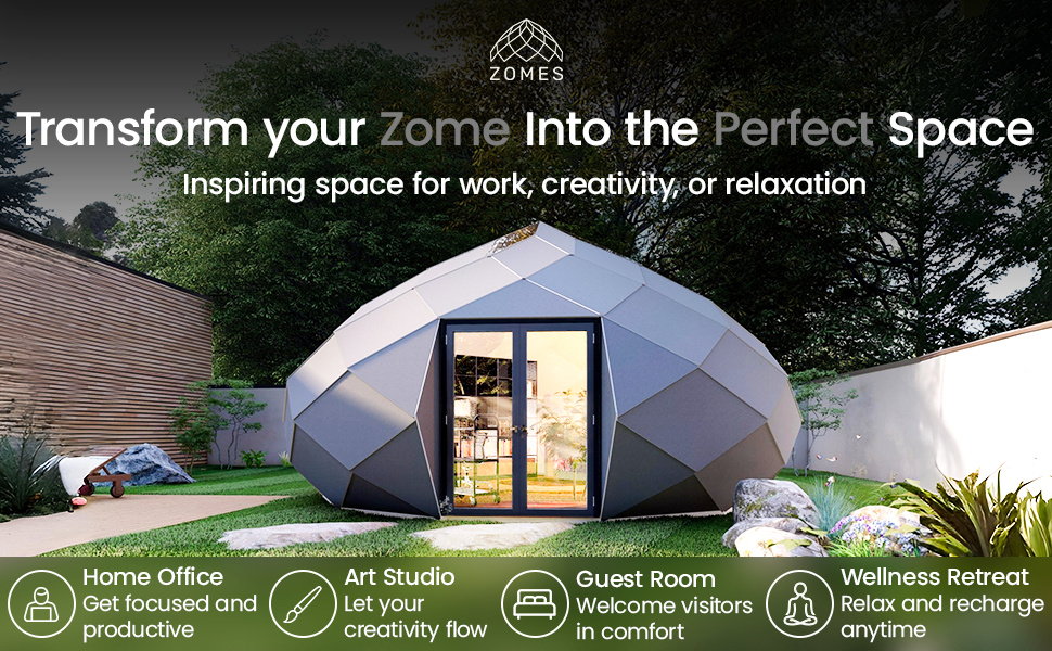 Patio Elegance Zomes Outdoor Office Pod