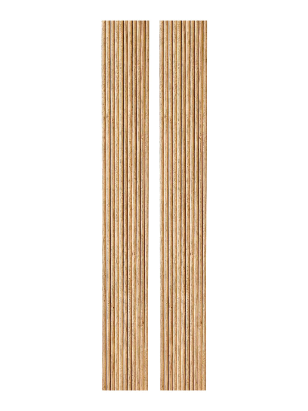 Natural Flexible Fluted Wall Panels – 2 Pack