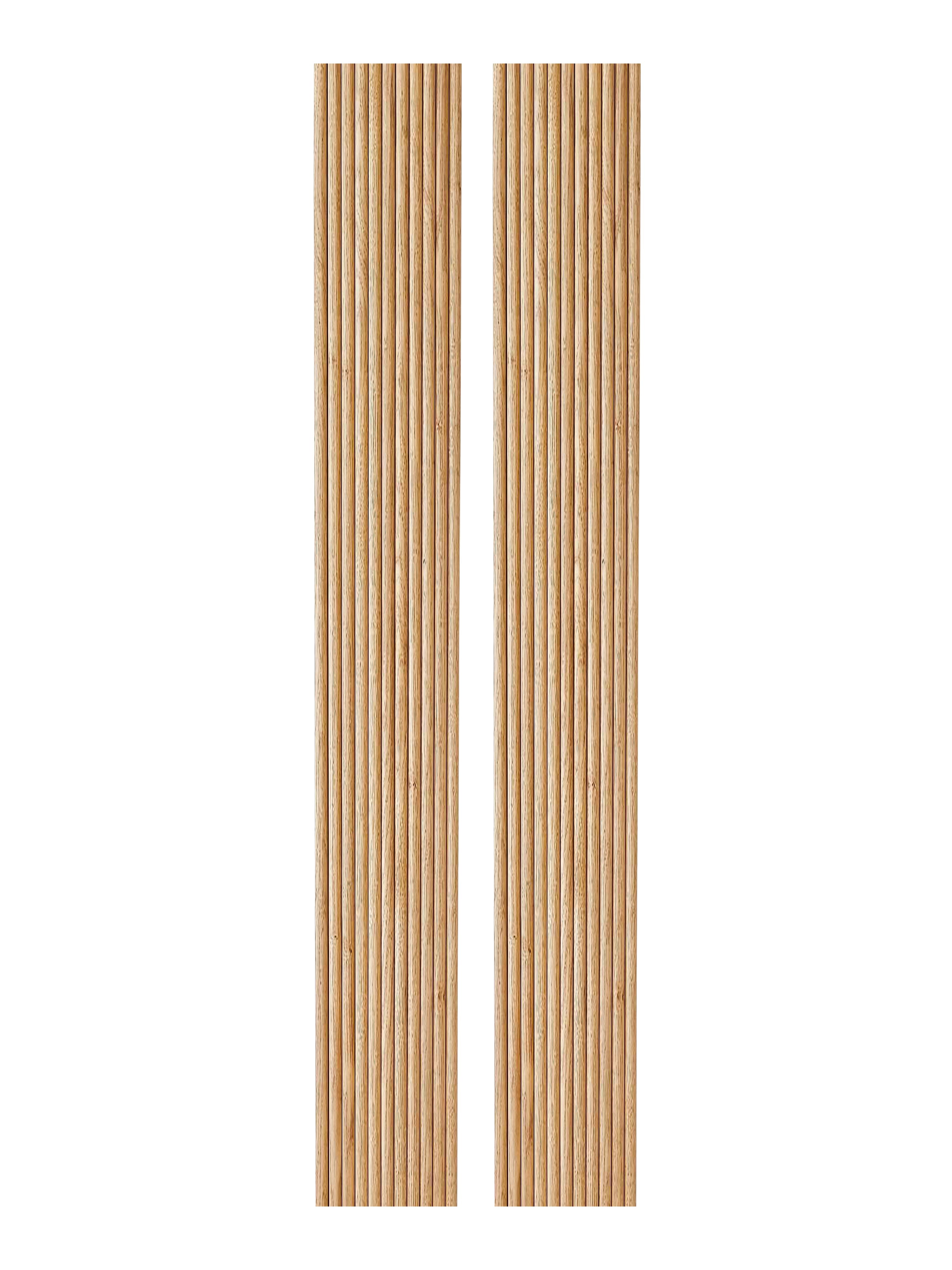 Natural Flexible Fluted Wall Panels – 2 Pack