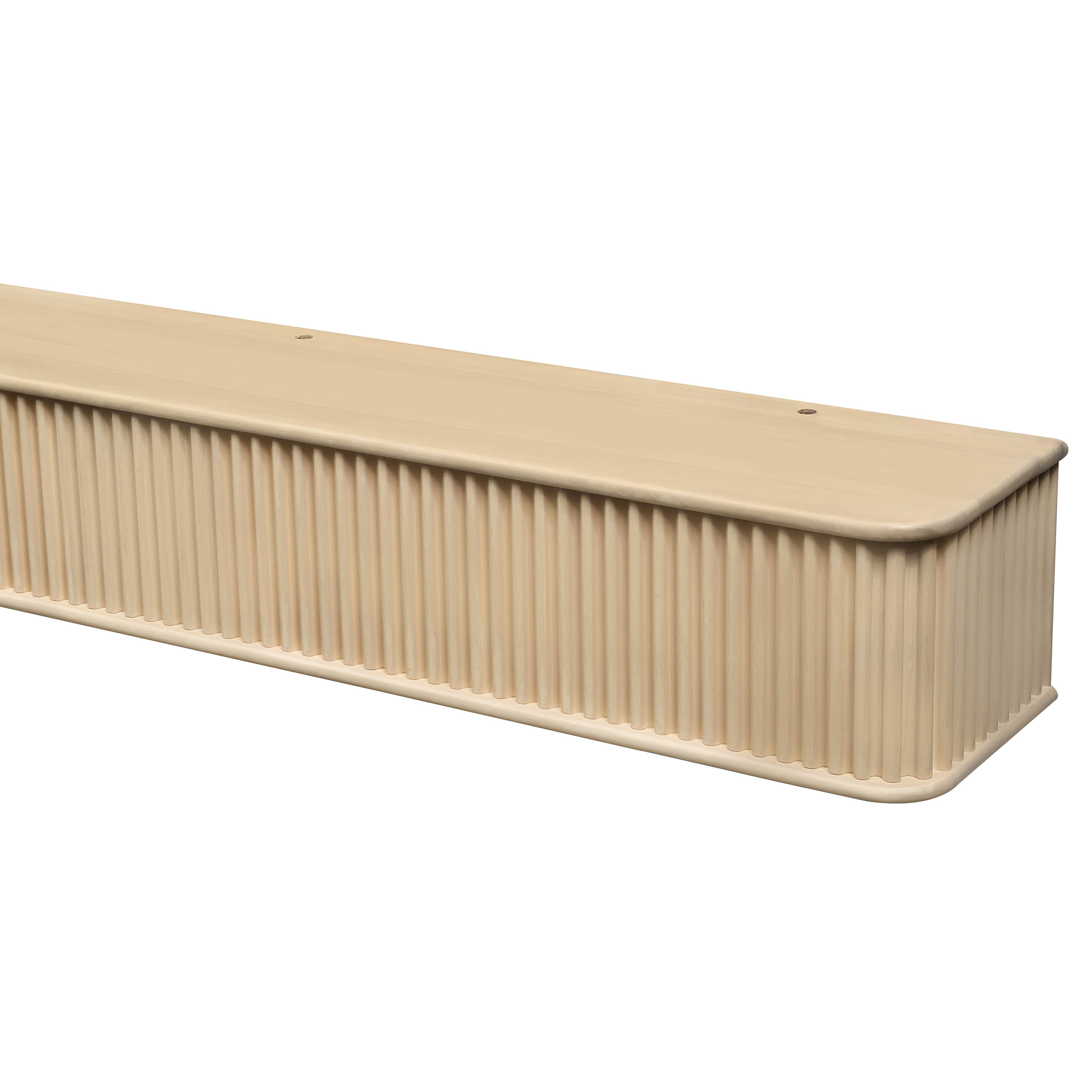 Fluted Mantel Shelf
