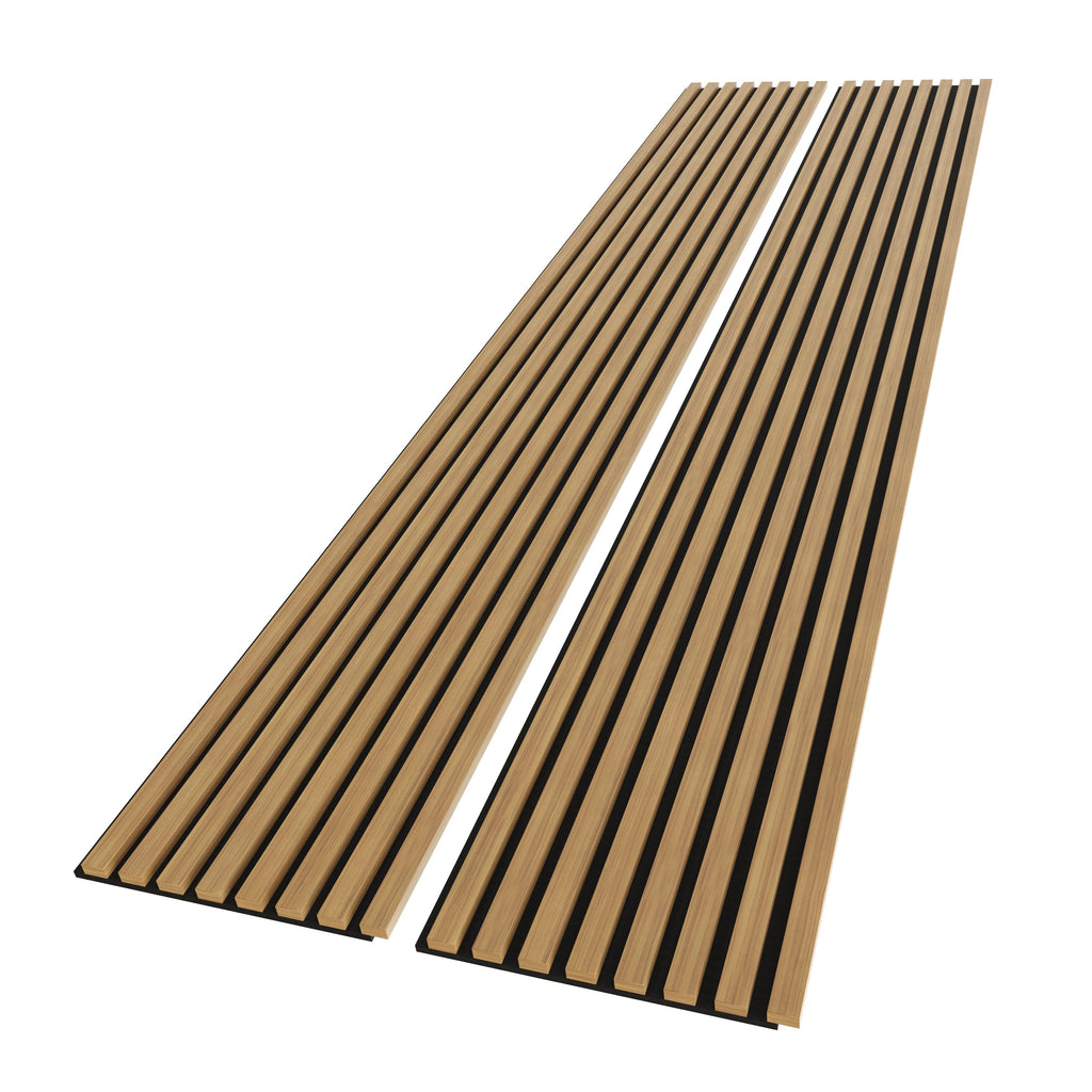 Oak Wood Slat Wall Panels – 2 Pack