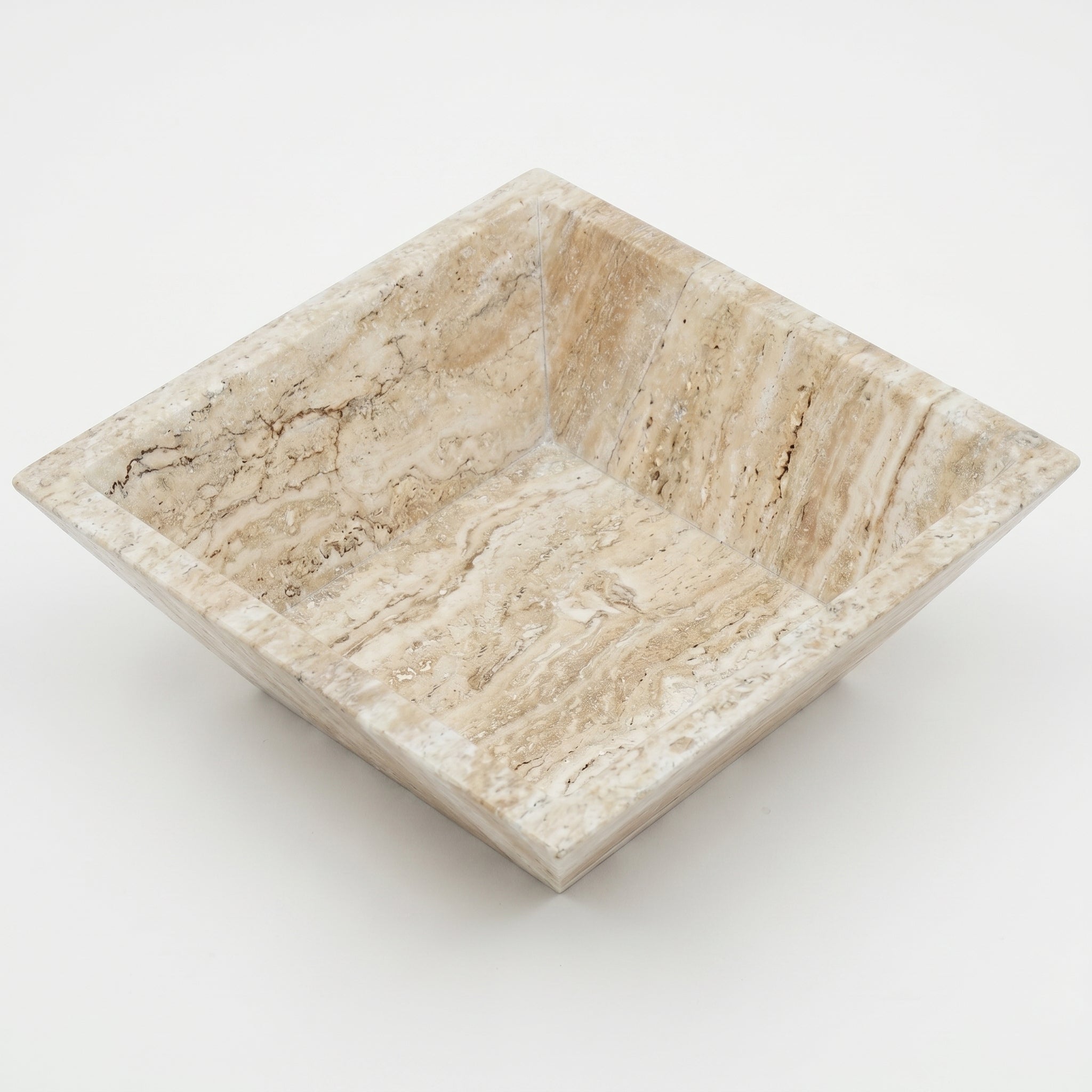 Patara Beige Vein-cut Travertine Natural Stone Fire Pit