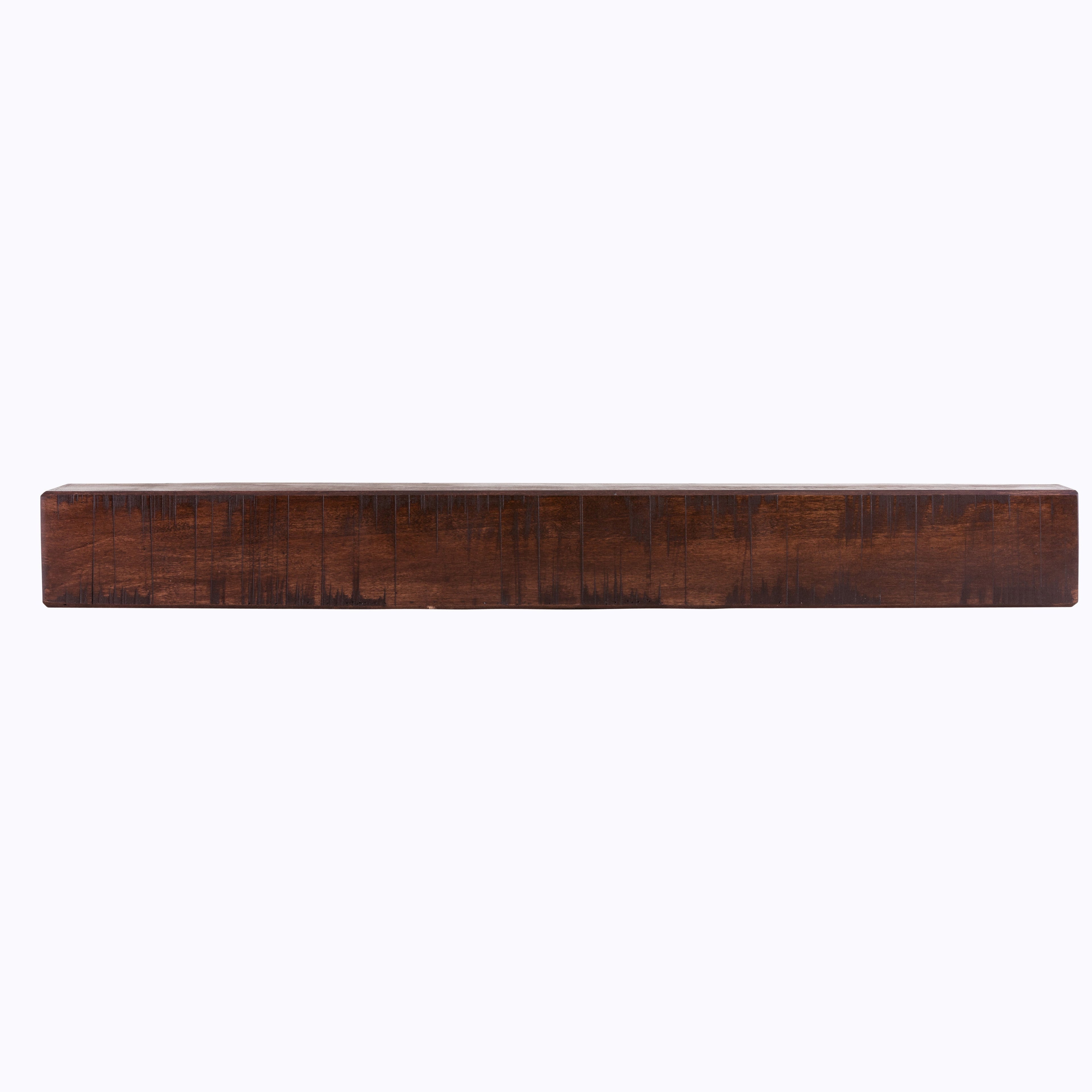 Rustic Poplar Mantel Shelf