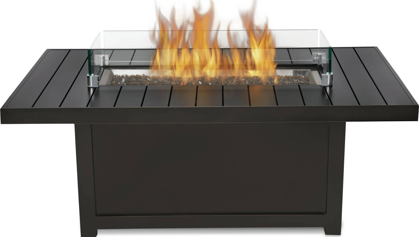 St. Tropez Rectangle Outdoor Fire Table