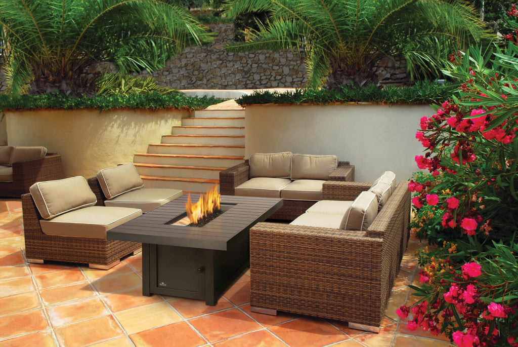 St. Tropez Rectangle Outdoor Fire Table