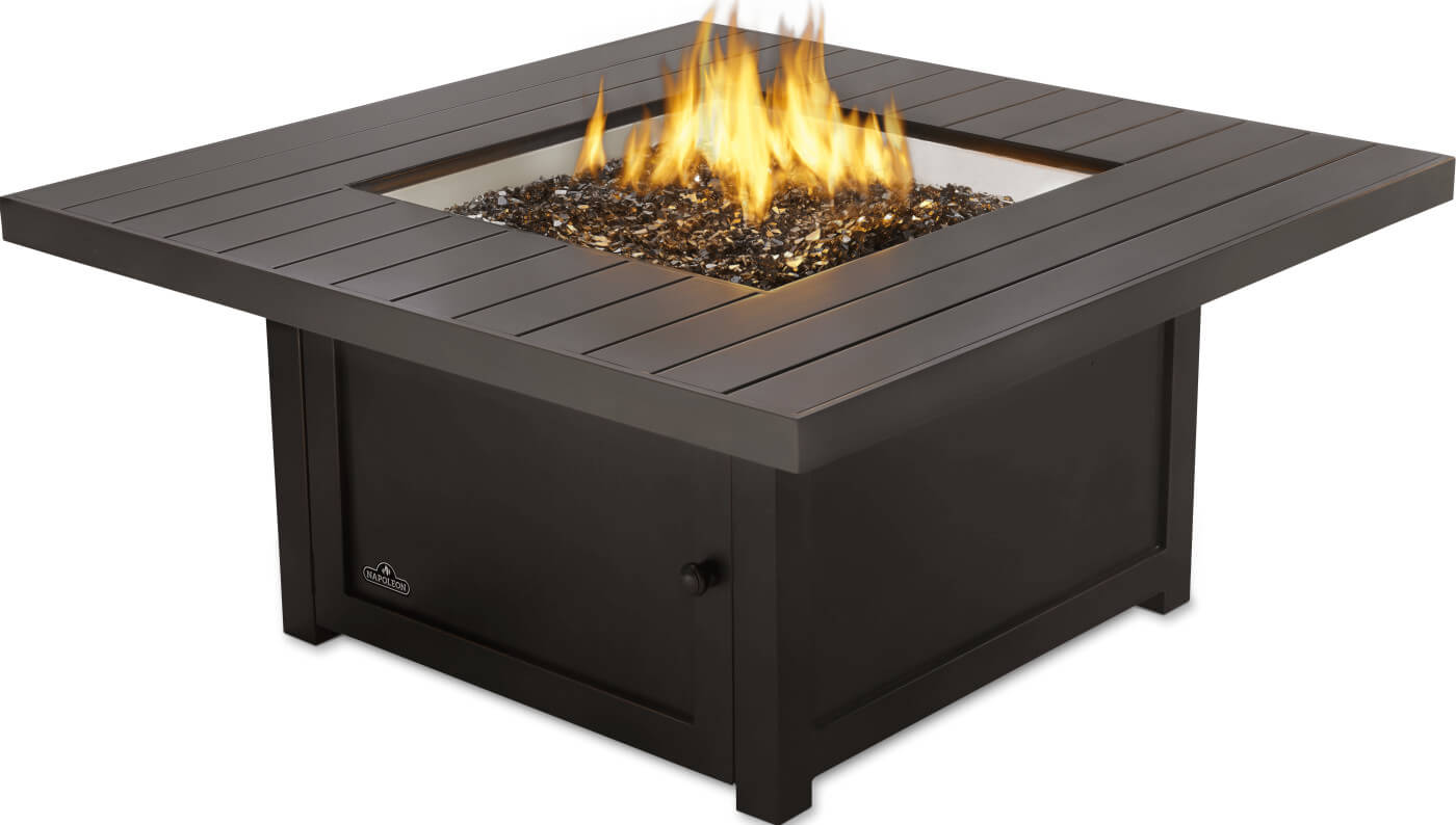 St. Tropez Square Outdoor Fire Table