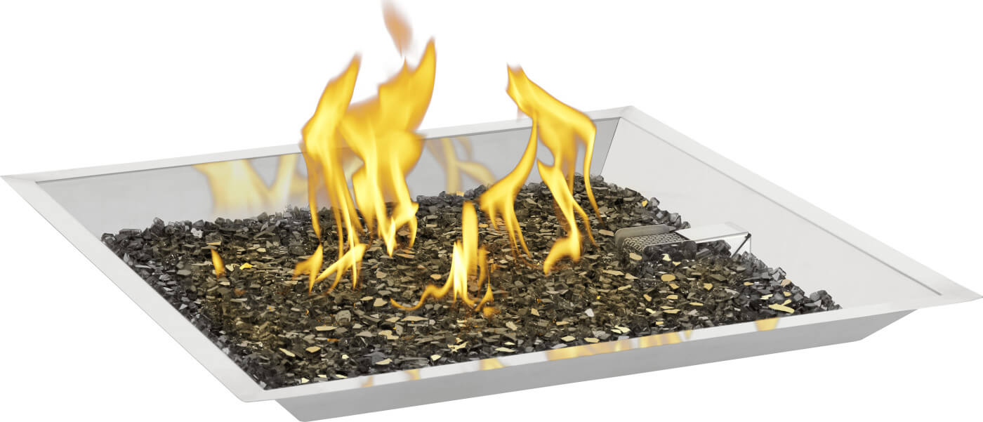 St. Tropez Square Outdoor Fire Table