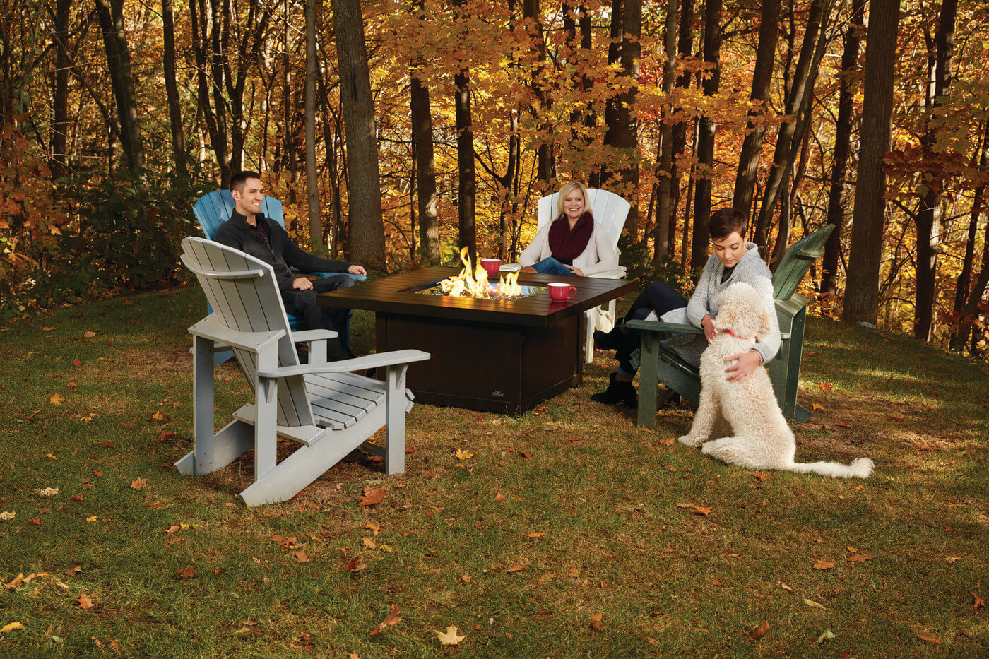 St. Tropez Square Outdoor Fire Table