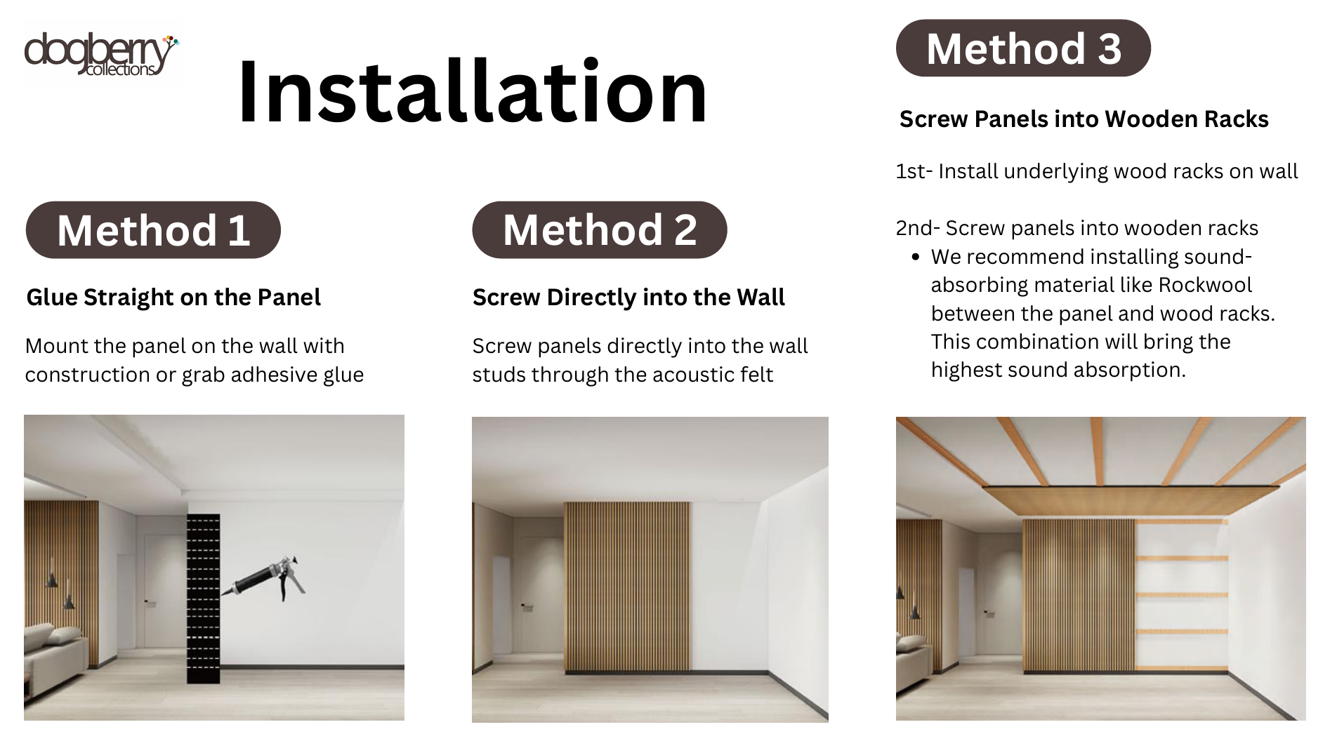 Gray Wood Slat Wall Panels – 2 Pack