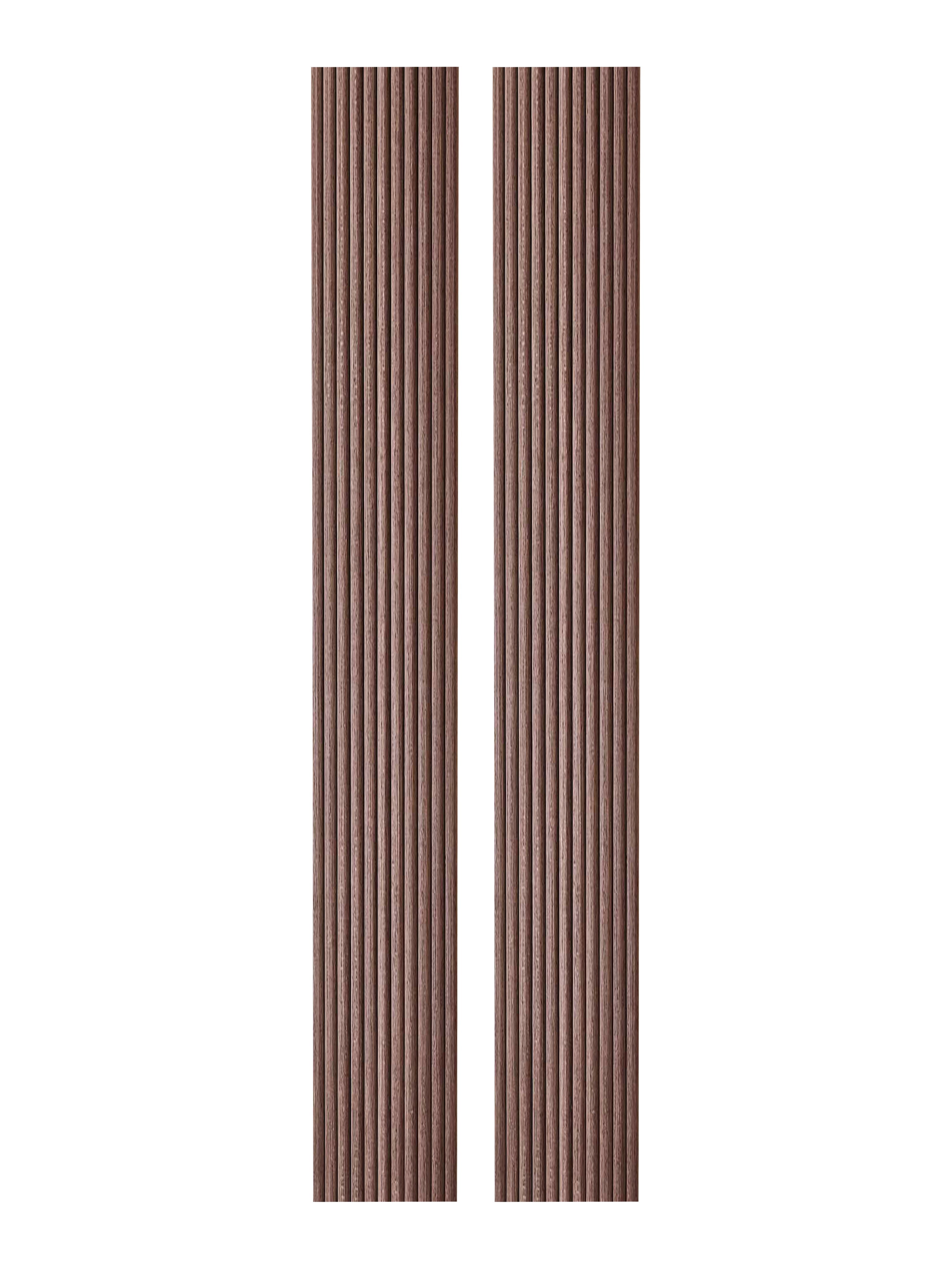 Smoked Oak Flexible Fluted Wall Panels – 2 Pack